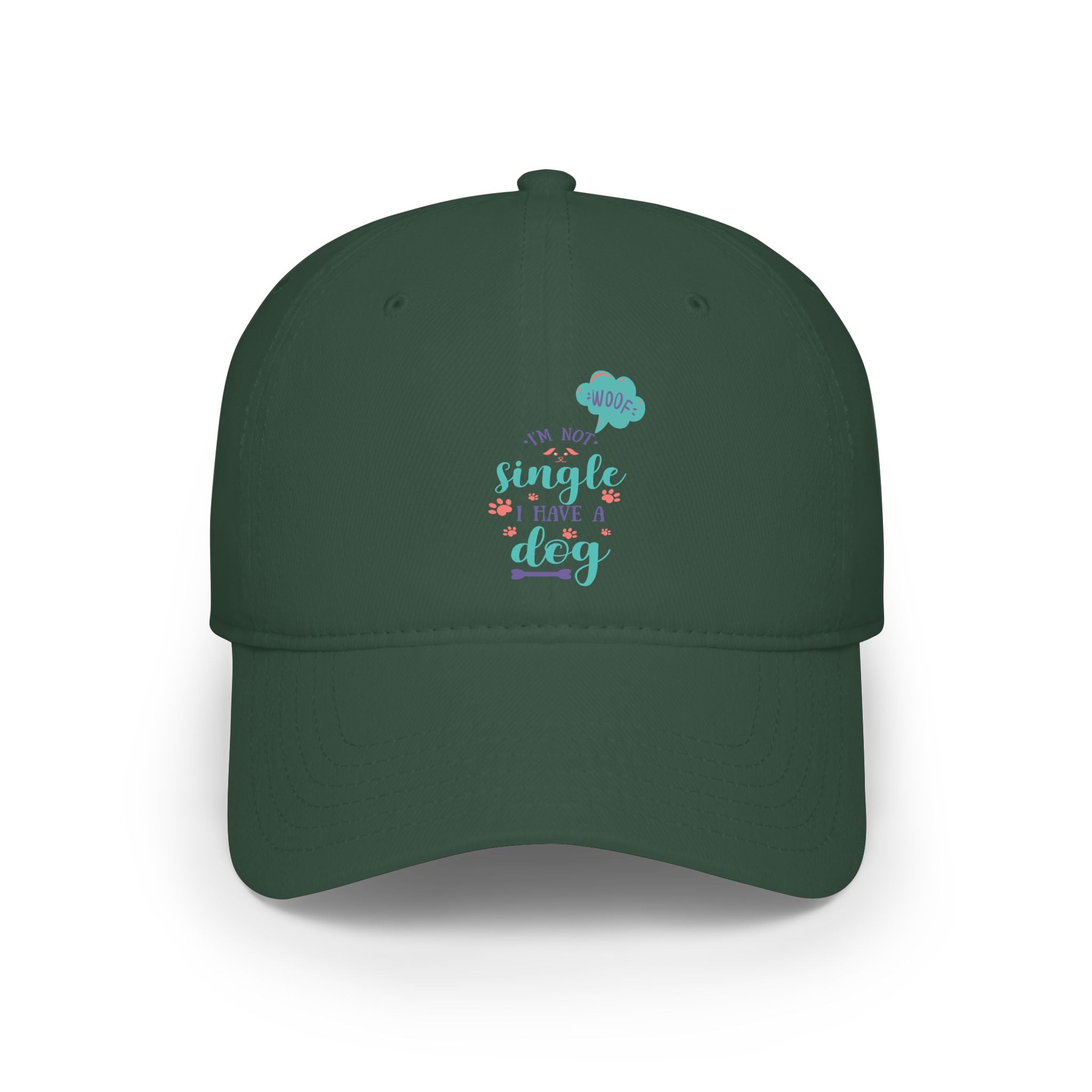 Funny "Single, Taken, I Have a Dog" Dog Lover Baseball Cap
