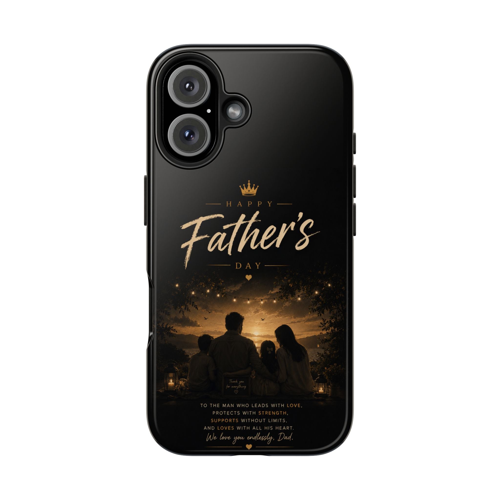 Father’s Day Tough Phone Case — Personalized Sentimental Nightscape Design