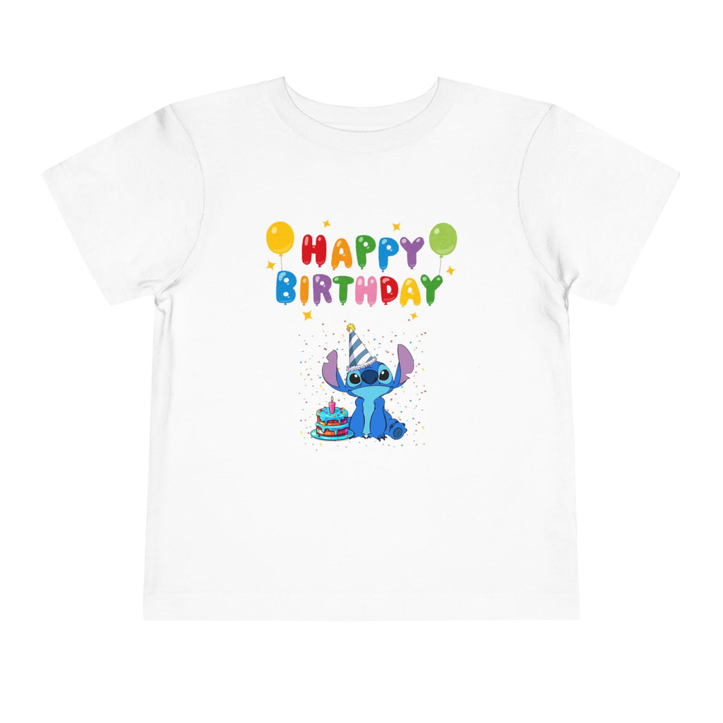 Stiche birthday Toddler Short Sleeve Tee