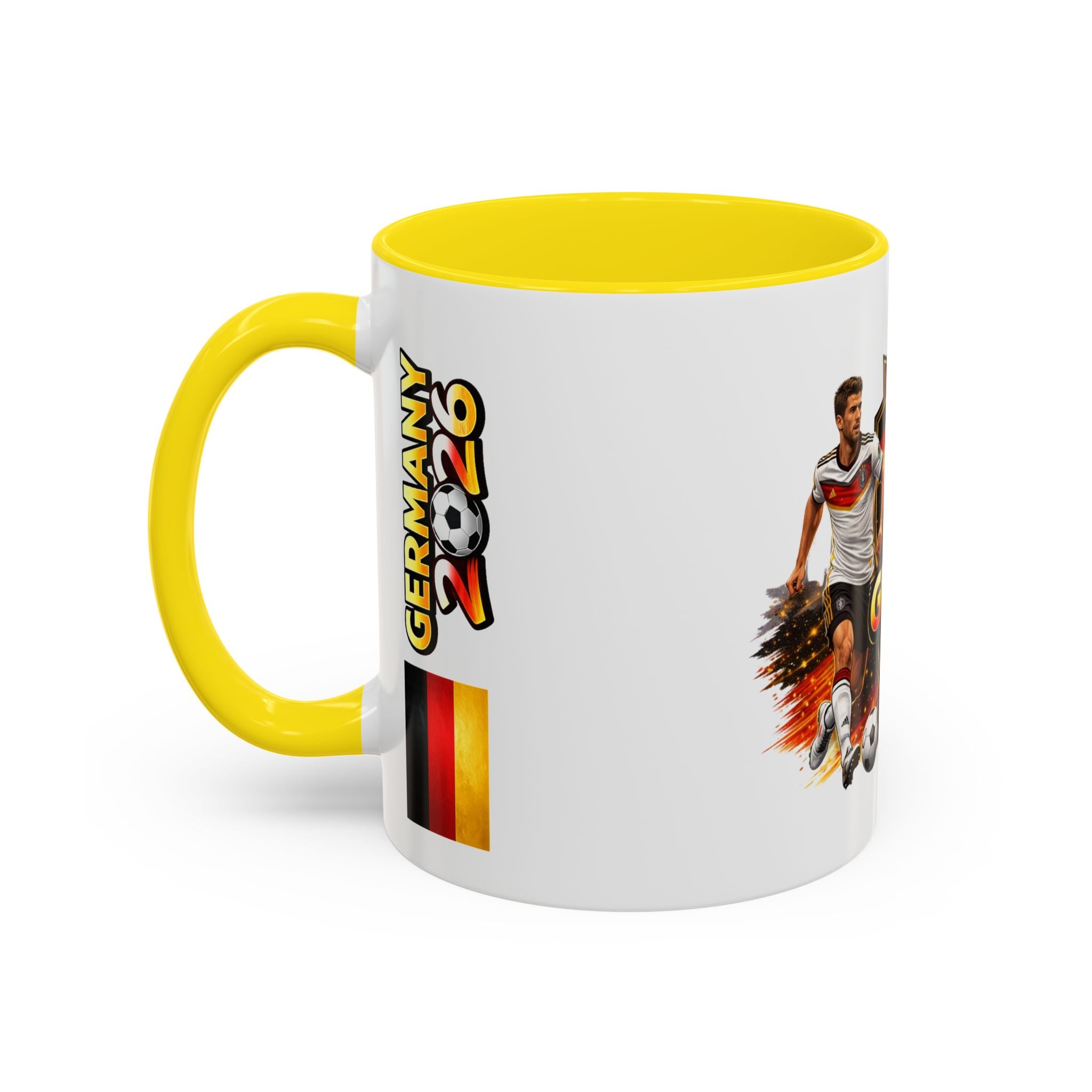 Germany 2026 Football Cup Coffee Mug – Soccer Fan Germany 2026 Accent Mug