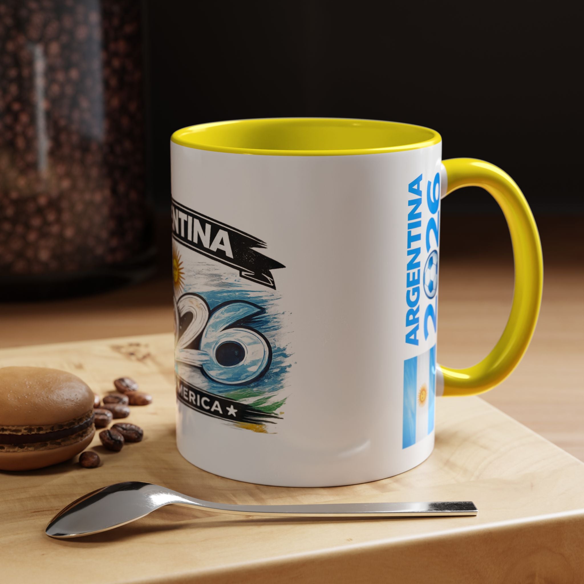 Argentina 2026 Soccer Cup Mug – Accent Coffee Cup (11/15oz)