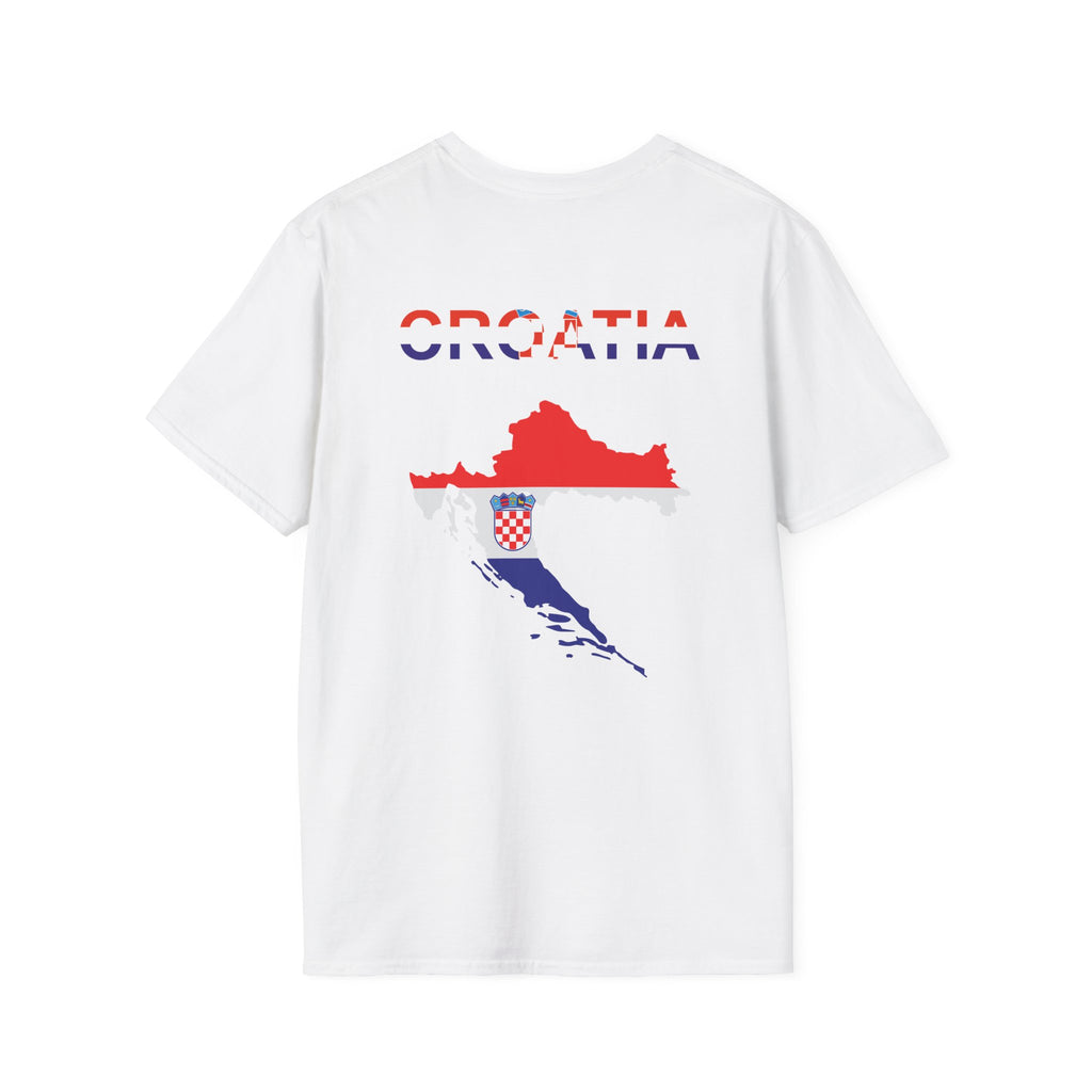 Croatia Soccer T-Shirt 2026 — Croatian Crest, Map & Lion Football Fan Tee