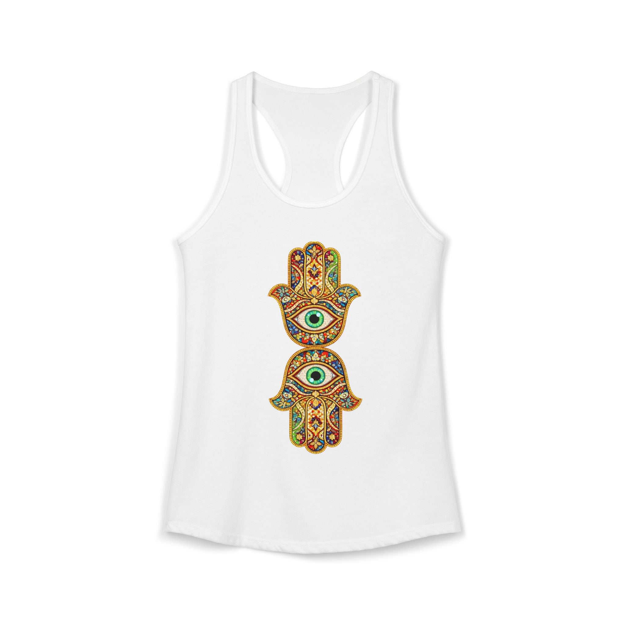 Women's Ideal Racerback Tank evil eye