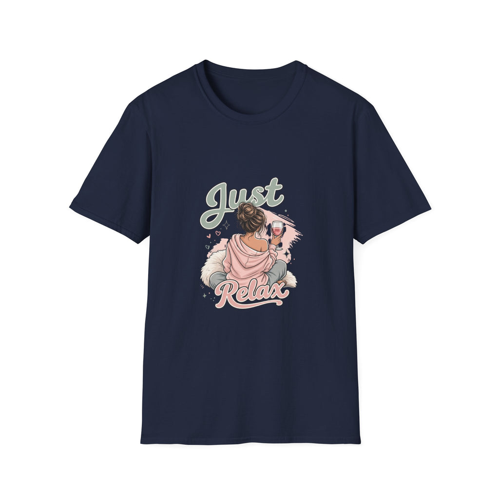 Just Relax T-Shirt – Cozy Sloth Hug Tee for Relaxation Lovers