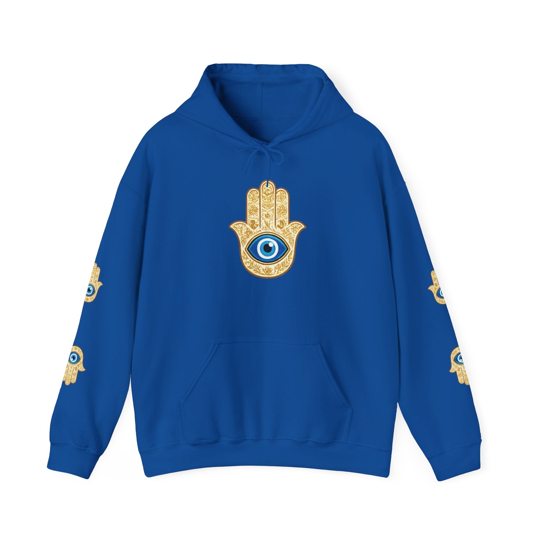 Hamsa Eye Hoodie - Protective Evil Eye Graphic Sweatshirt