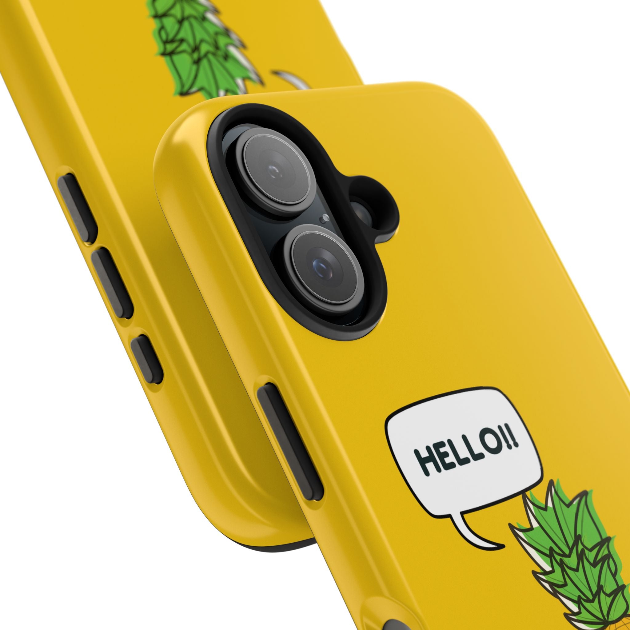Pineapple 'HELLO!!' Tough Phone Case