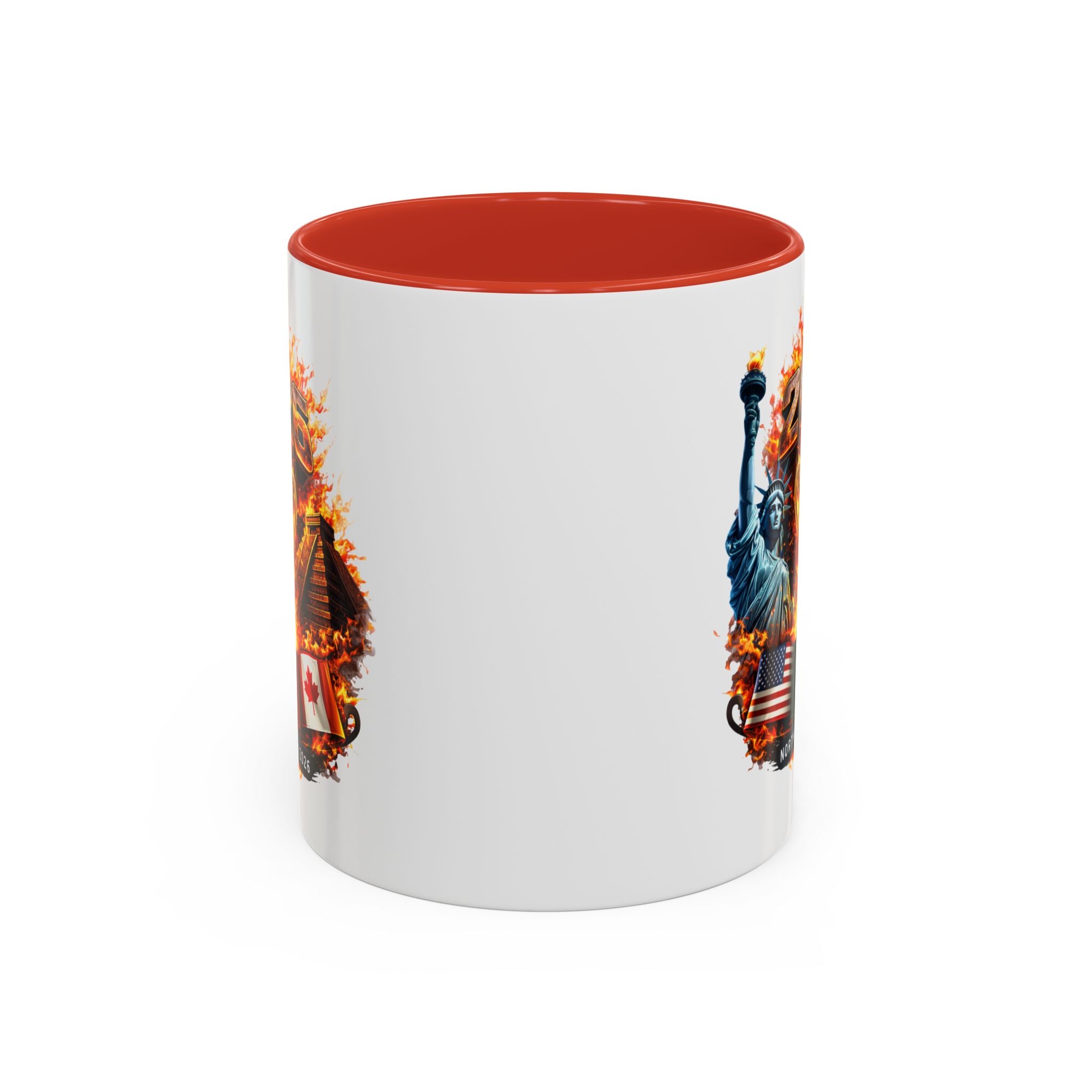2026 North America Championship Coffee Mug — Trophy & Flags Accent Mug
