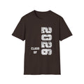 Class of 2026 Vertical Graphic T-Shirt — Graduation Senior Year Tee