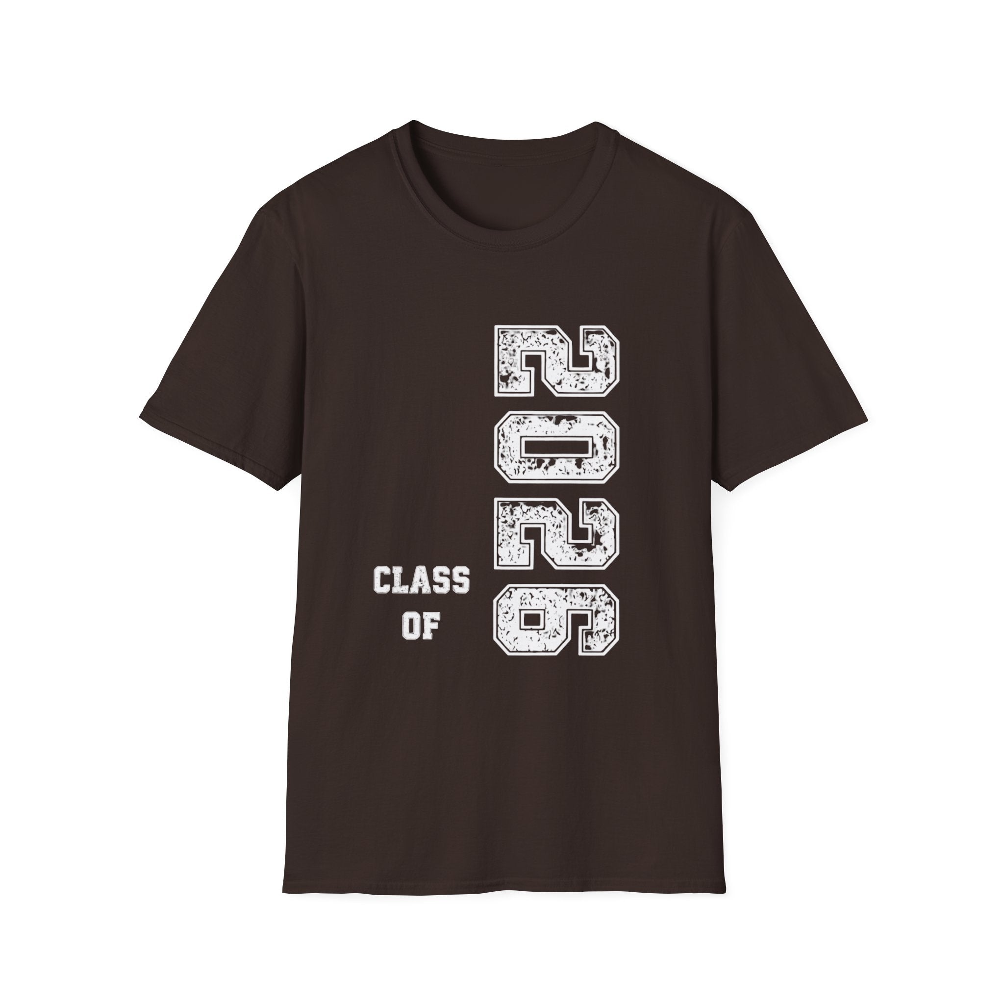 Class of 2026 Vertical Graphic T-Shirt — Graduation Senior Year Tee