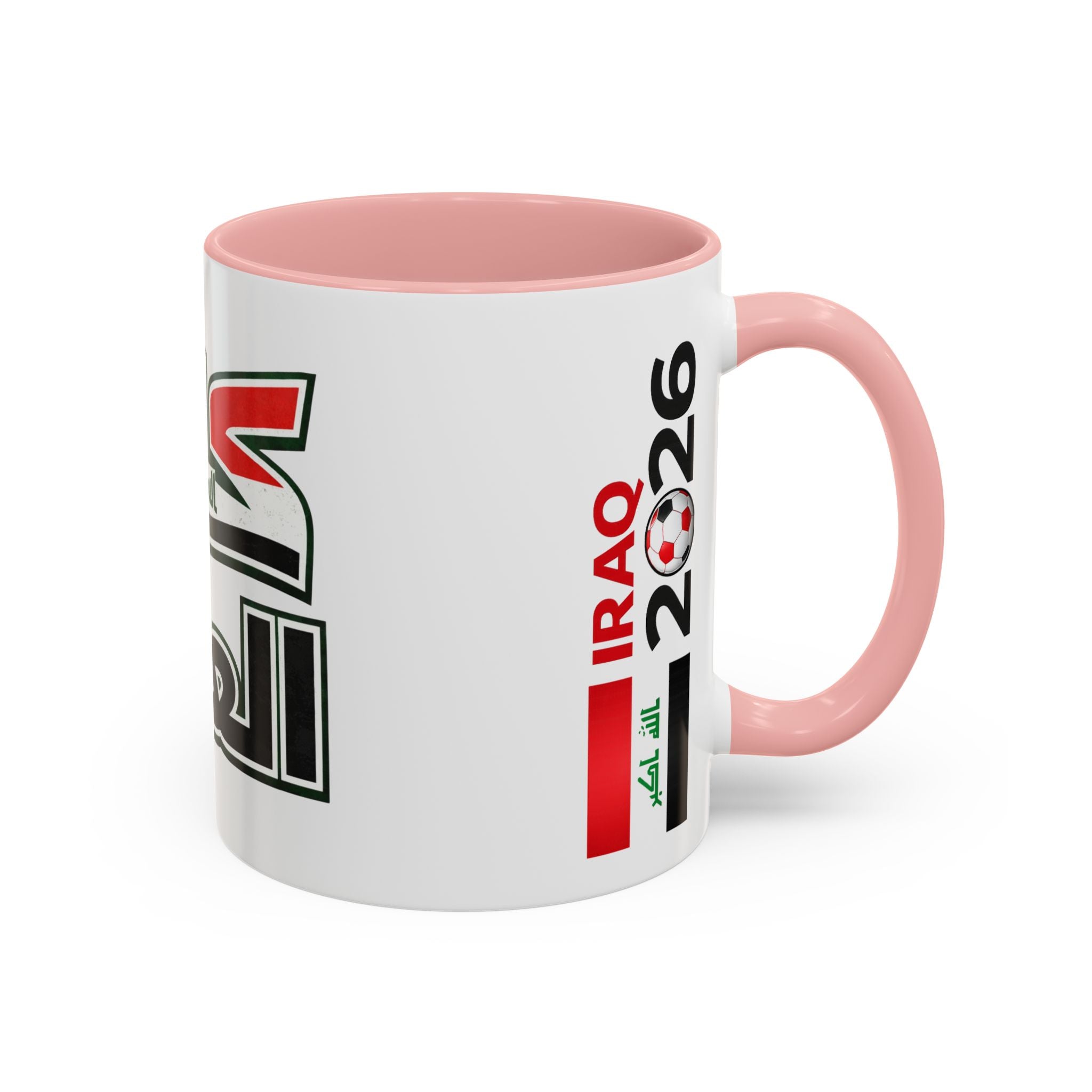 Iraq 2026 Accent Coffee Mug — Arabic Pride Flag Design