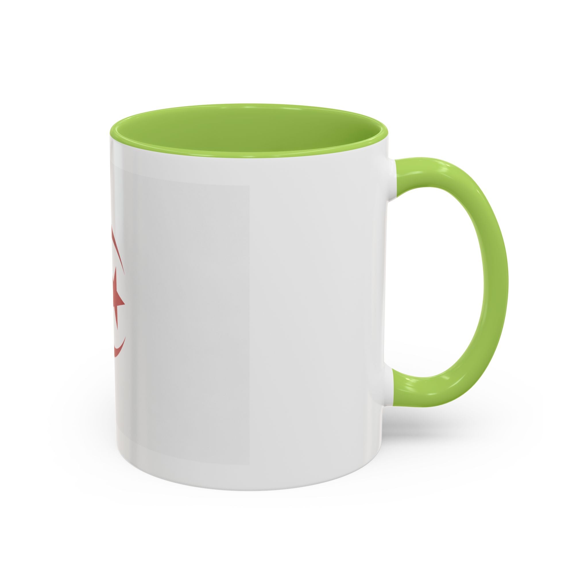 Algeria Flag Accent Coffee Mug (11/15oz) — Crescent & Star National Pride Tea Cup