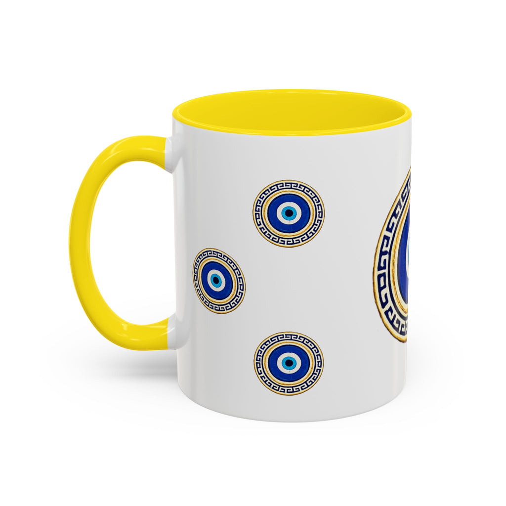 Evil Eye Accent Coffee Mug