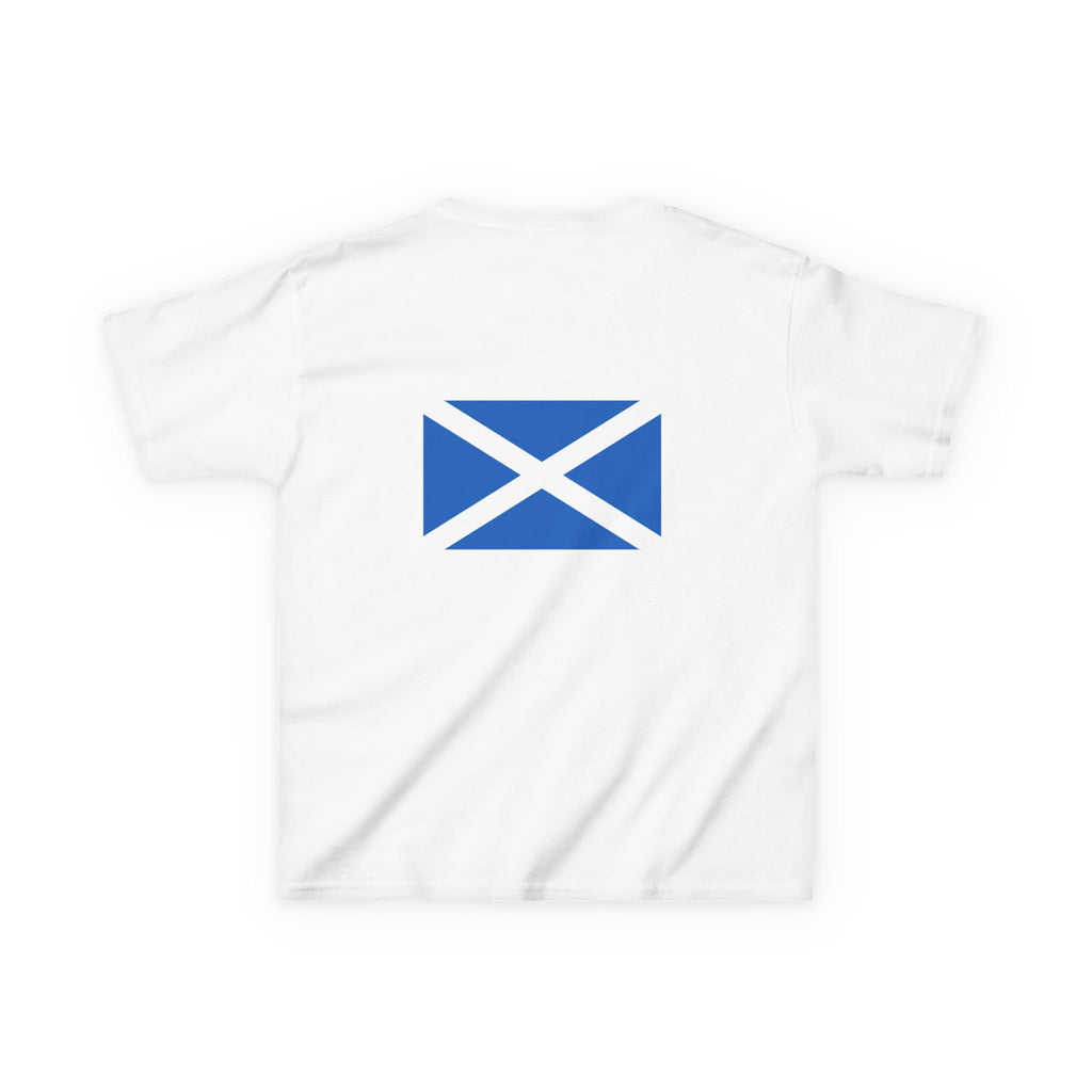 Scotland Kids T‑Shirt — Scotland Crest & Saltire 2026 Youth Tee