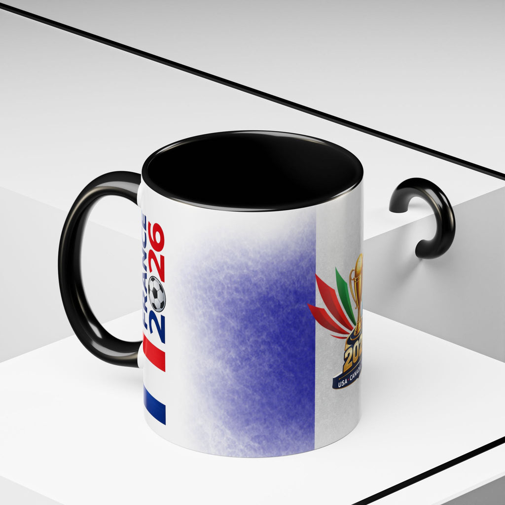 Soccer 2026 Commemorative Mug — France Accent Coffee Cup (11/15oz)