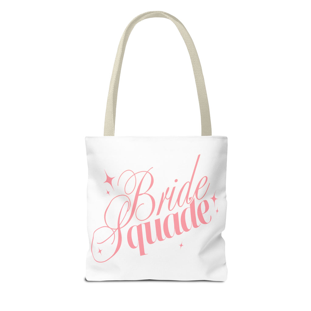 Bride Squad Tote Bag — Pink Bridal Bachelorette Party Gift