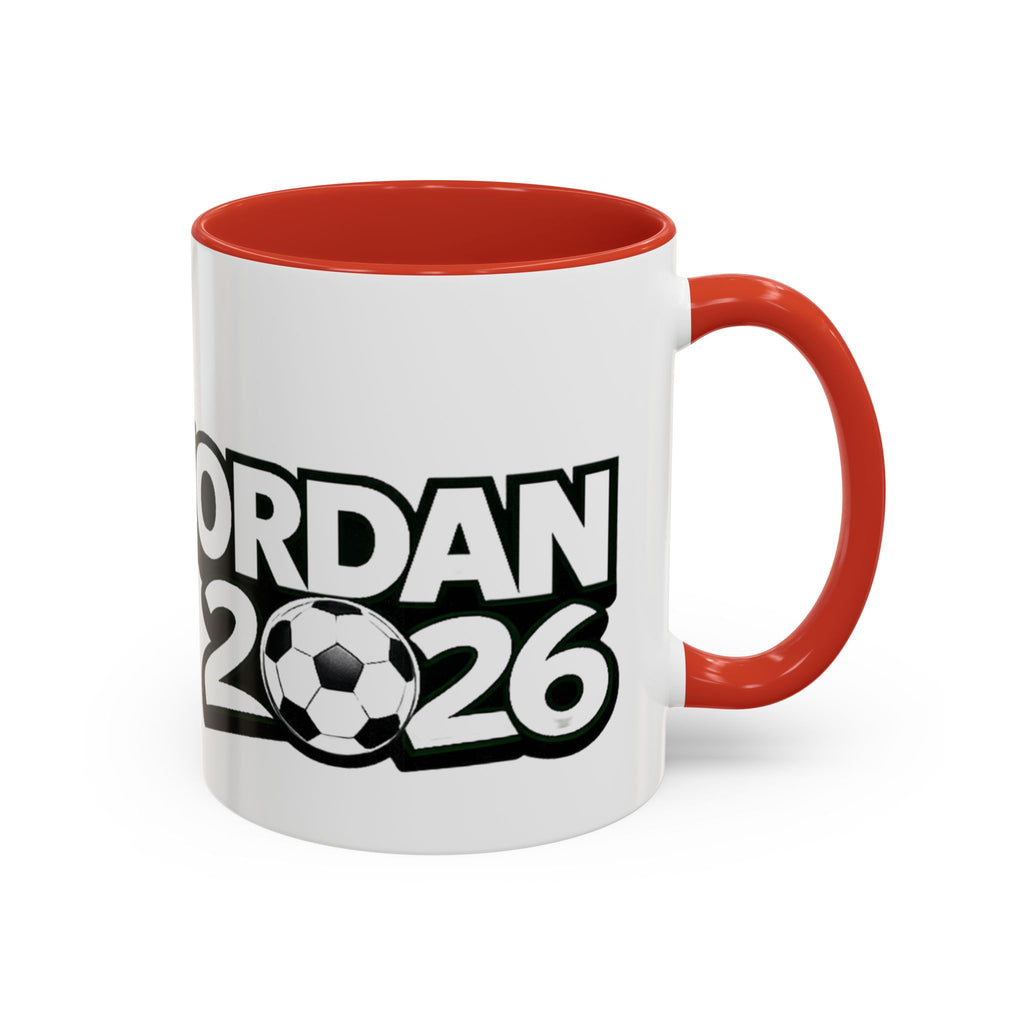 Jordan 2026 Soccer Fan Accent Coffee Mug