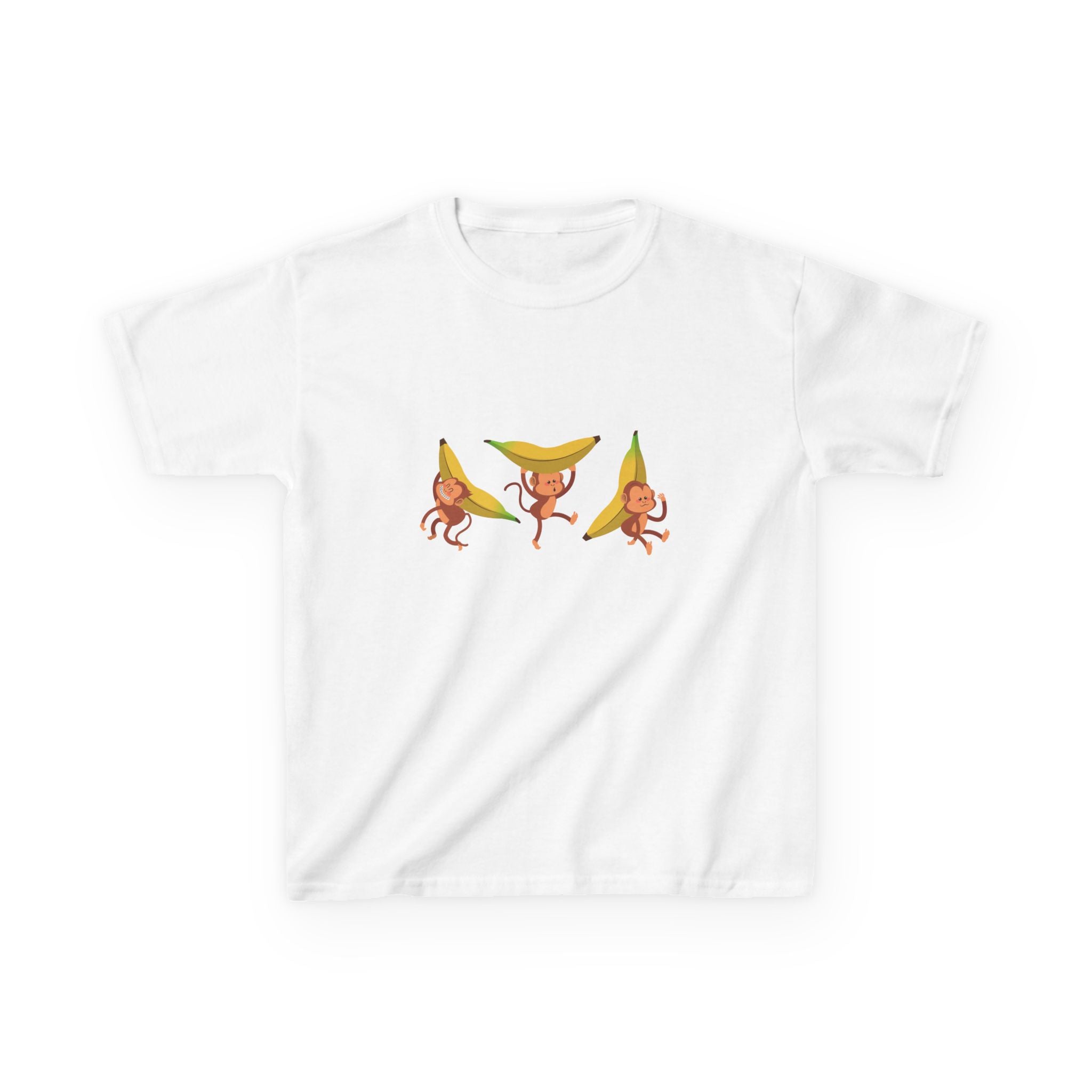 Kids T-Shirt — Dancing Banana Slice Cartoon Tee