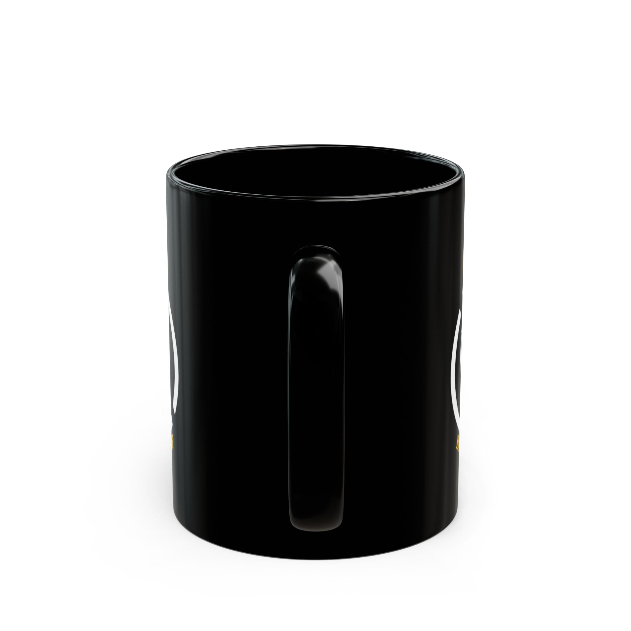 Barbershop Logo Black Mug – Madrid Cut Coffee Cup (11oz & 15oz)