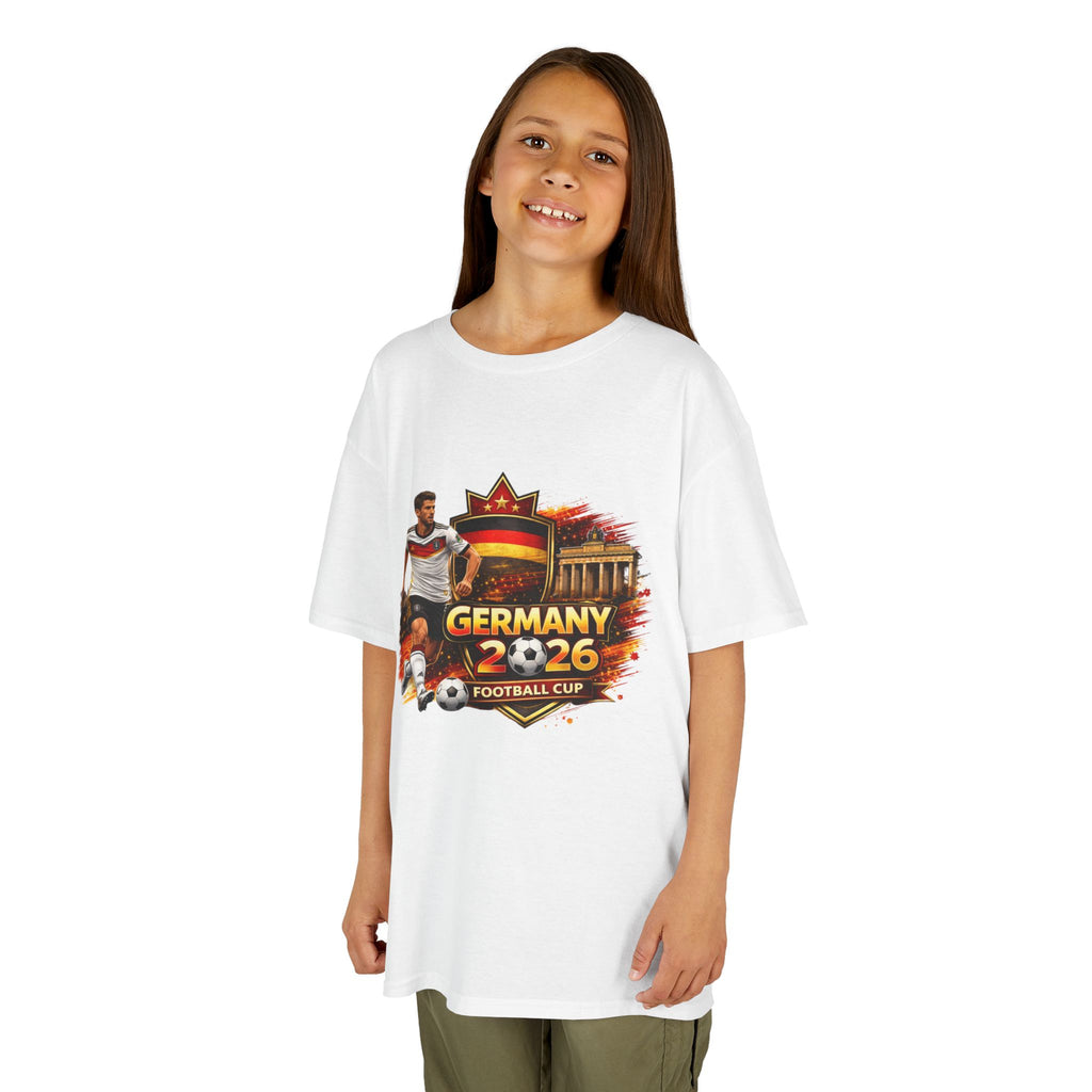 Germany 2026 Kids Soccer T‑Shirt — Cup Football Fan Tee