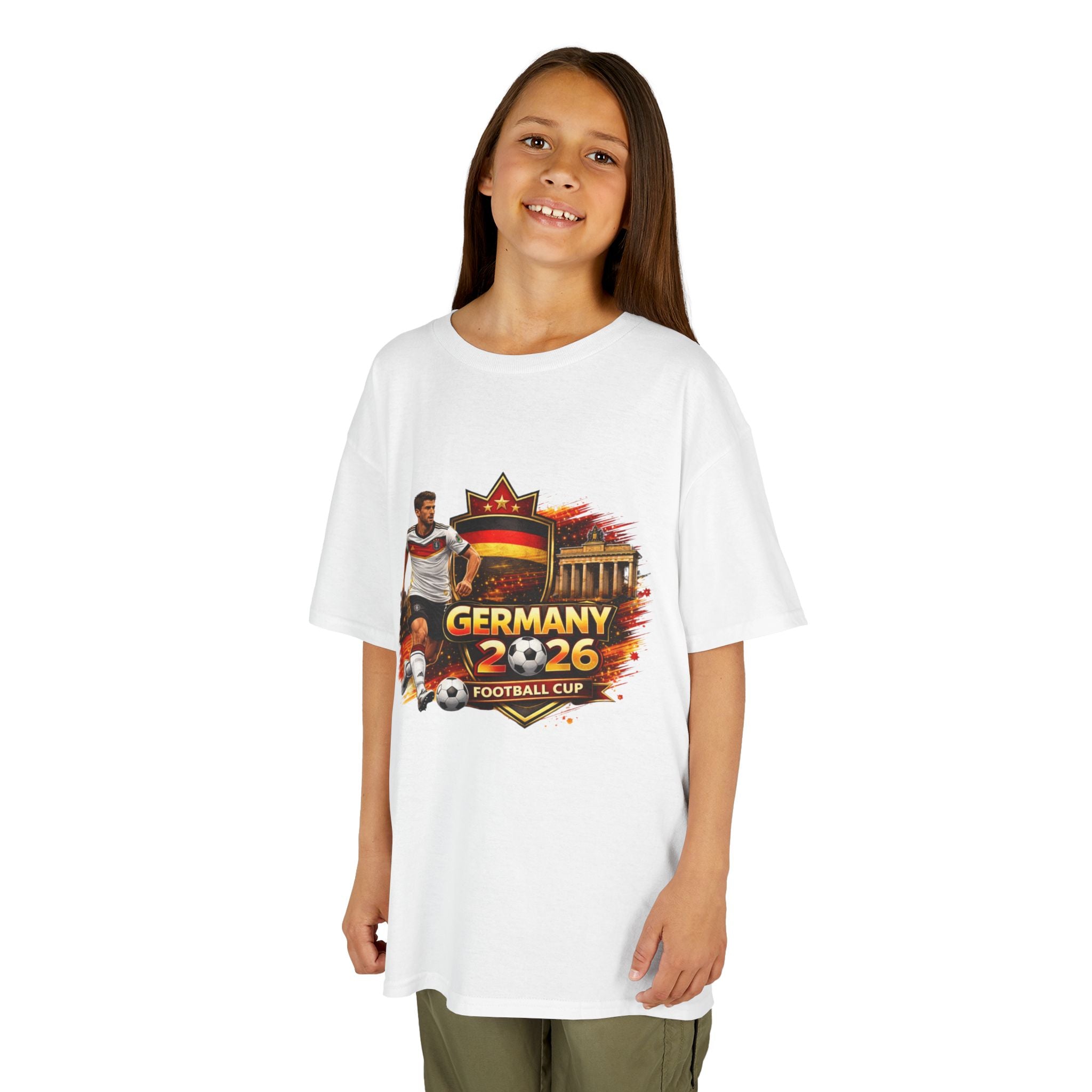 Germany 2026 Kids Soccer T‑Shirt — Cup Football Fan Tee