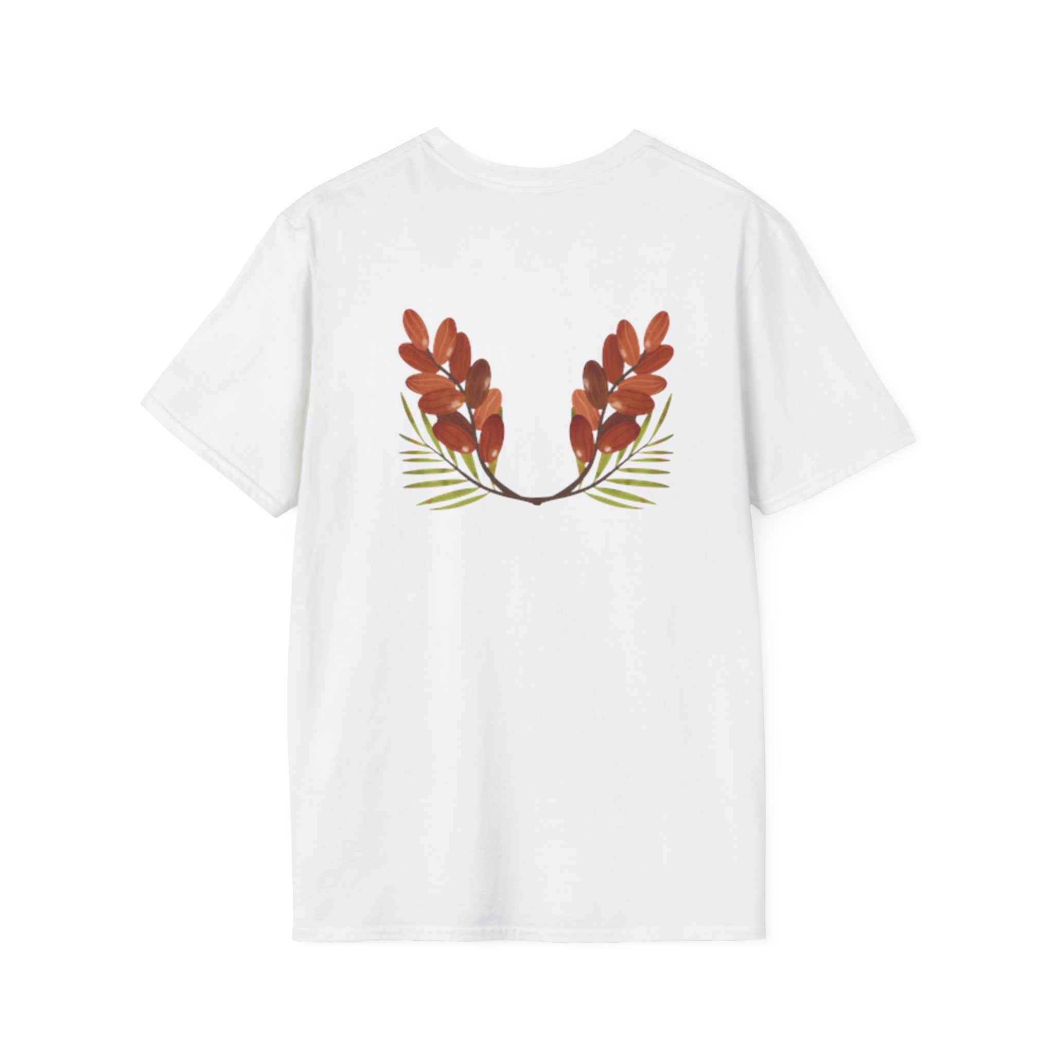 Arabic Palm & Date Leaves T-Shirt — وطن and Palm Tree Design