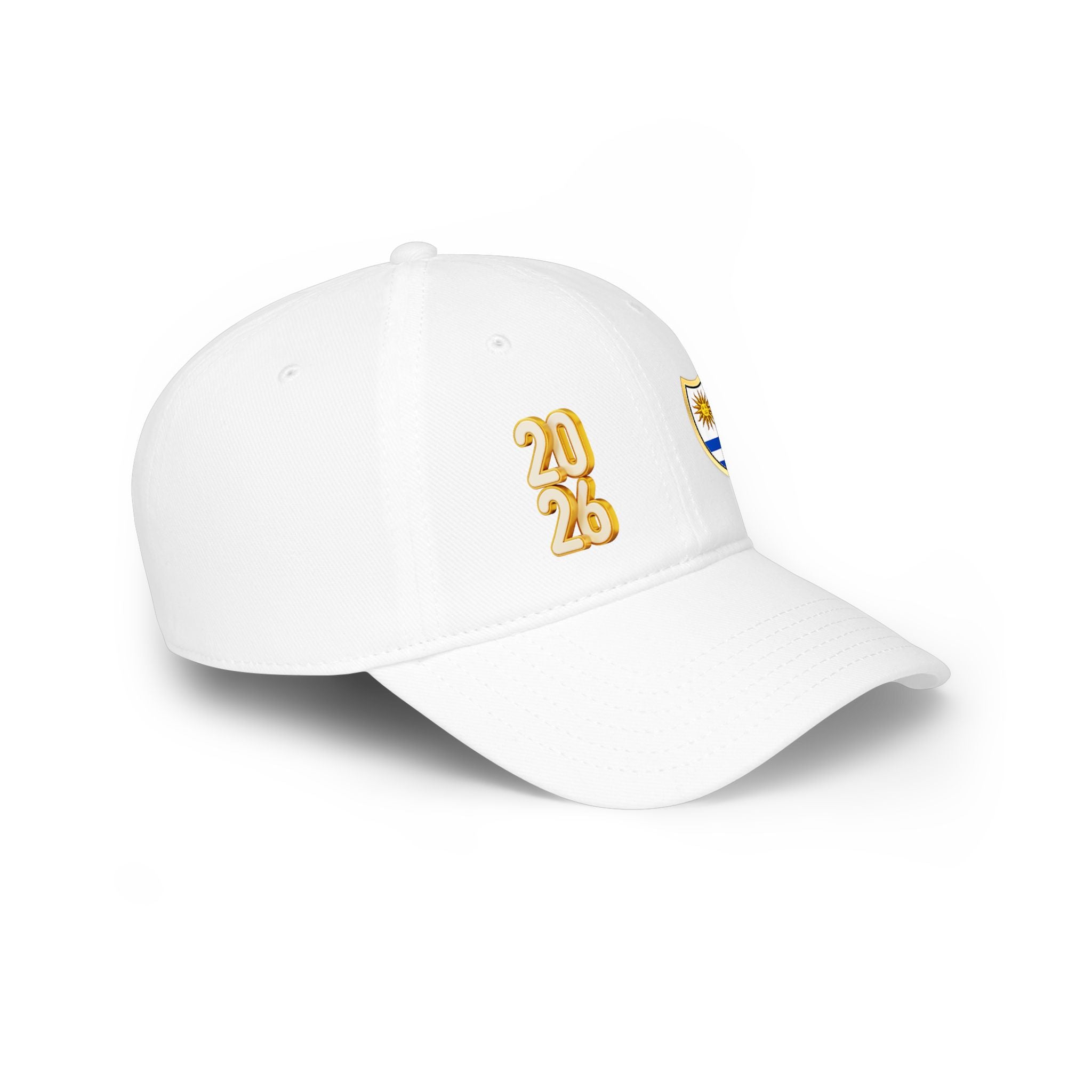 Uruguay 2026 Embroidered Baseball Cap – National Flag Shield & 2026 Patch
