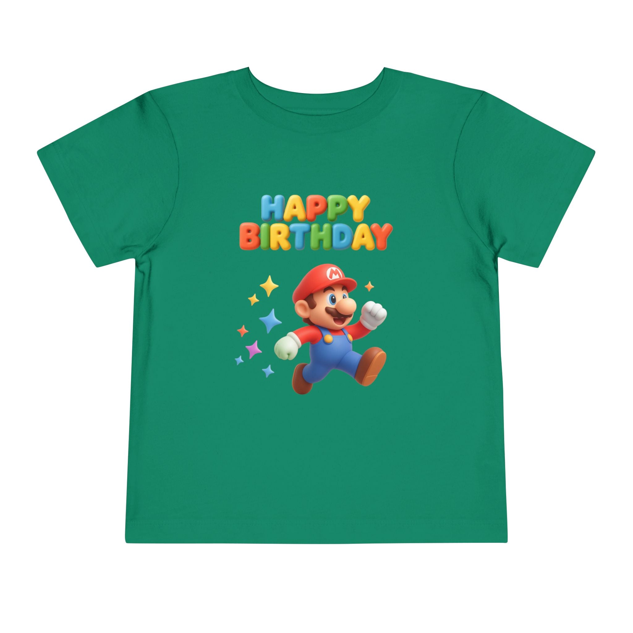 Mario Birthday Toddler Short Sleeve Tee