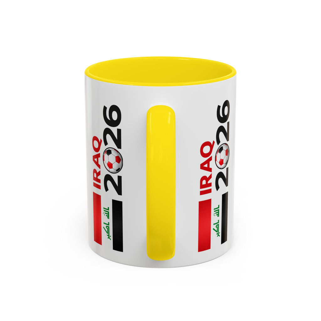 Iraq 2026 Accent Coffee Mug — Arabic Pride Flag Design