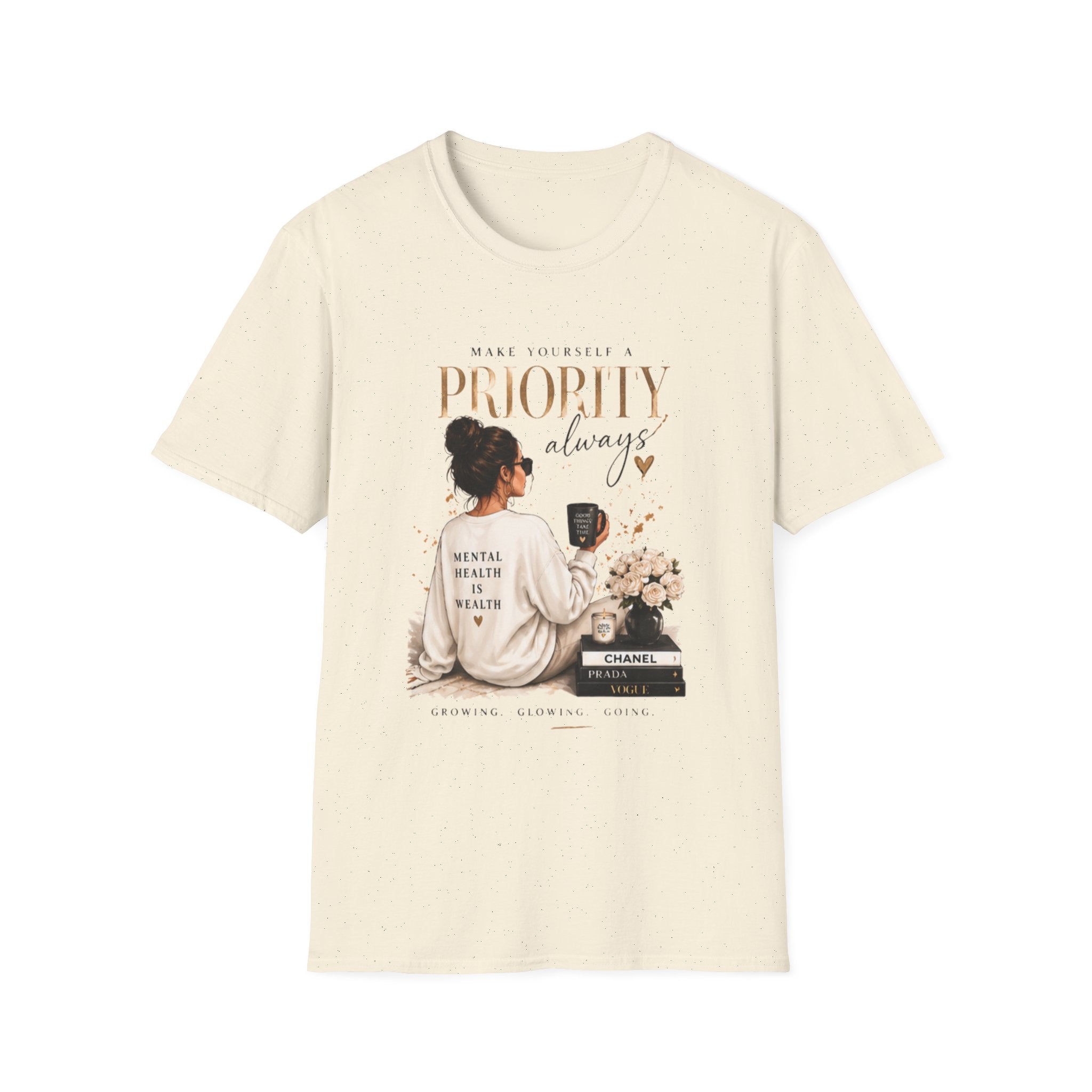 Prioritize Yourself T-Shirt – "Prioritiy Always" Self-Care Graphic Tee