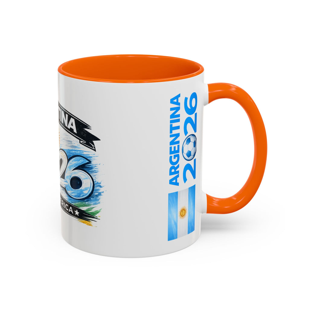 Argentina 2026 Soccer Cup Mug – Accent Coffee Cup (11/15oz)