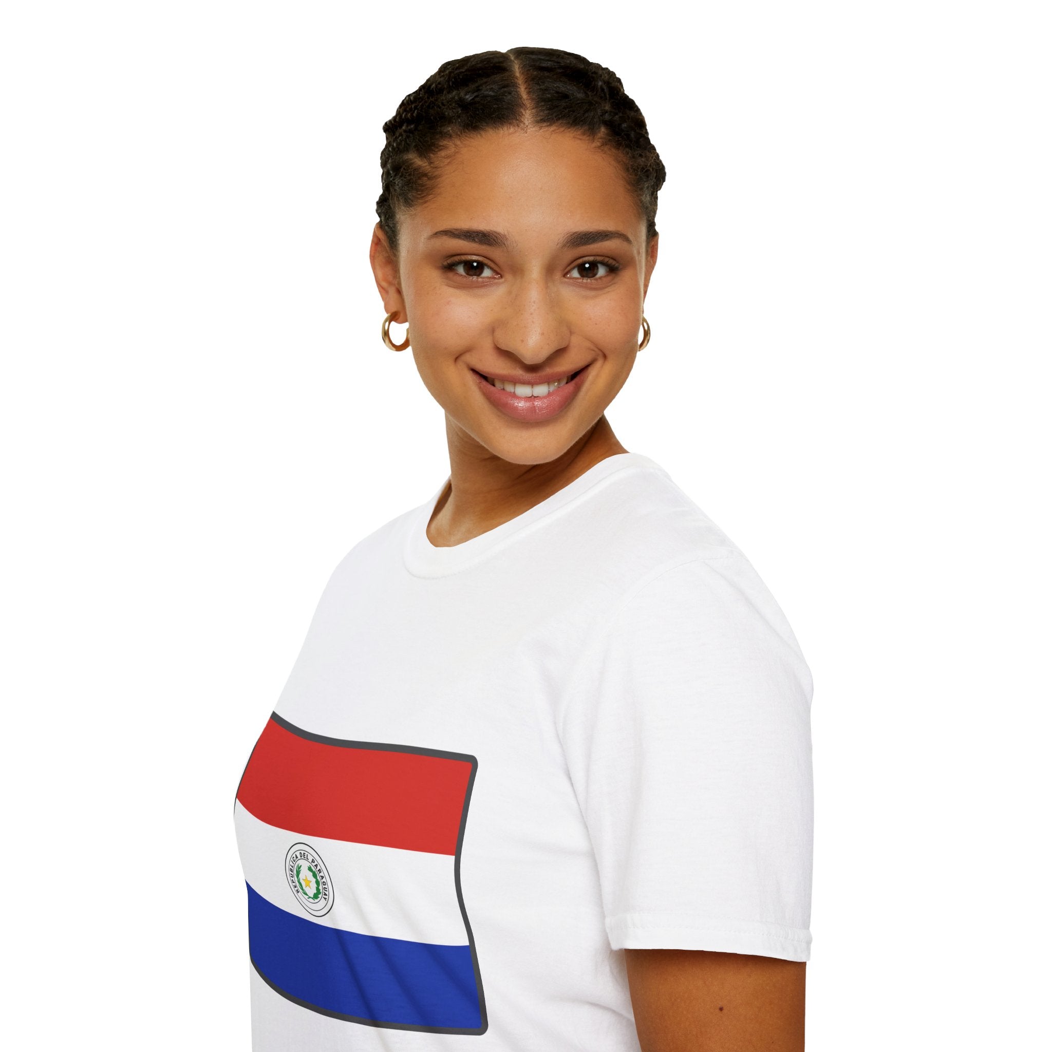 Paraguay Flag T-Shirt — Football Soccer Fan Tee