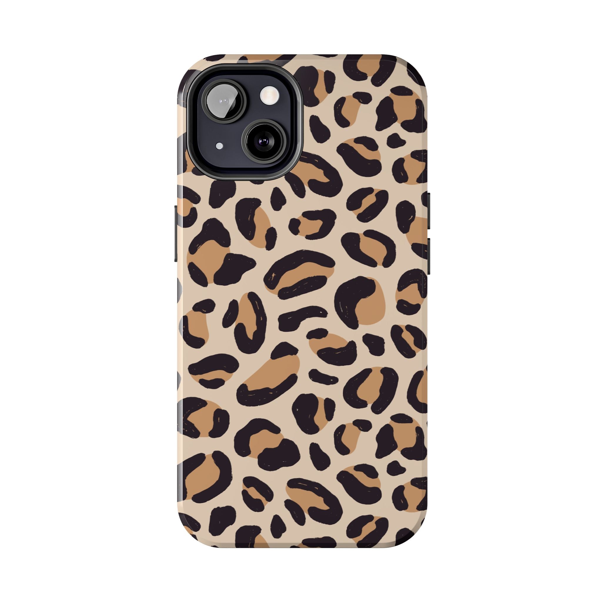 Leopard Print Tough Phone Case – Durable Glam Protective Cover