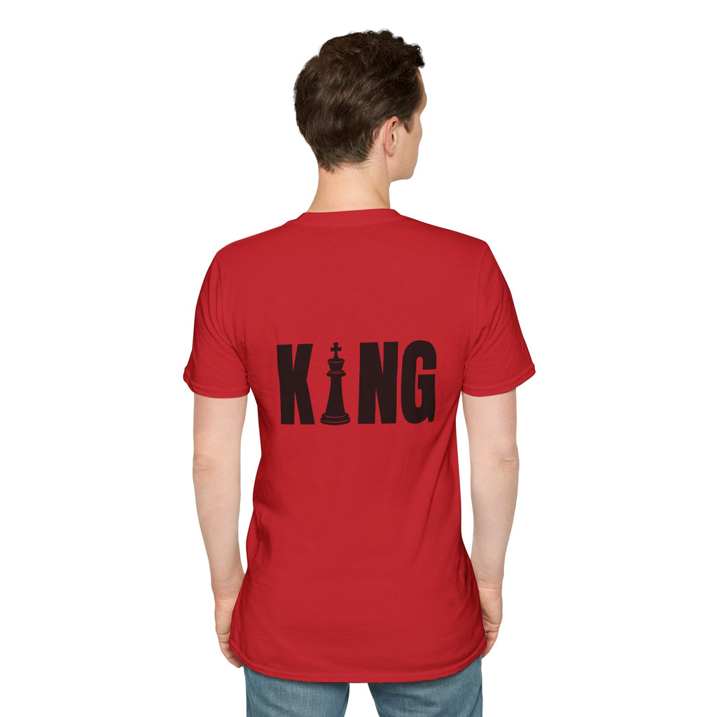 King Chess Piece T-Shirt — Bold Back Graphic for Chess Players & Fans