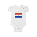Paraguay Baby Bodysuit – Infant Onesie with Paraguayan Flag & 'Paraguay' Text