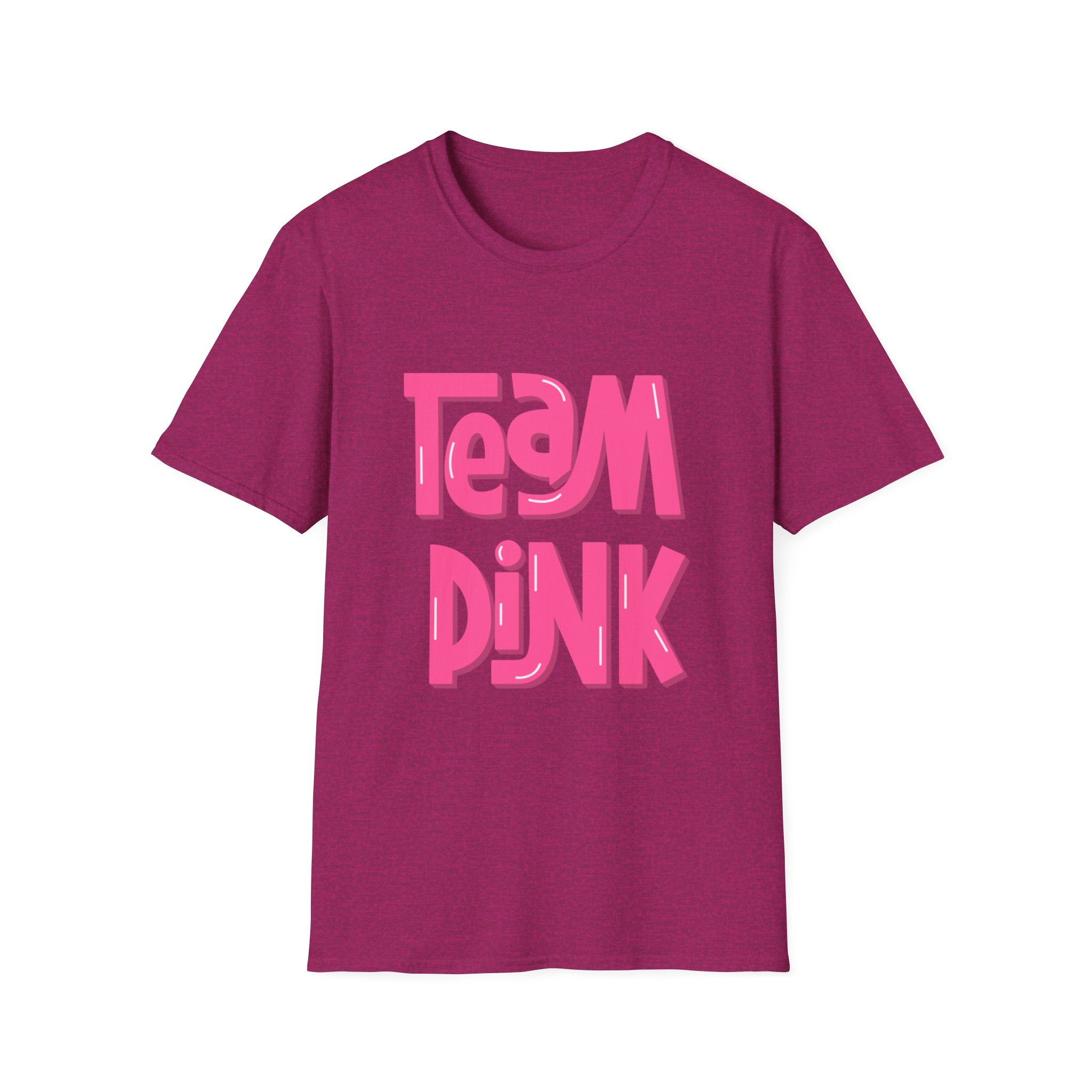 Team Pink T-Shirt — Retro Bold Graphic Tee baby gender girl