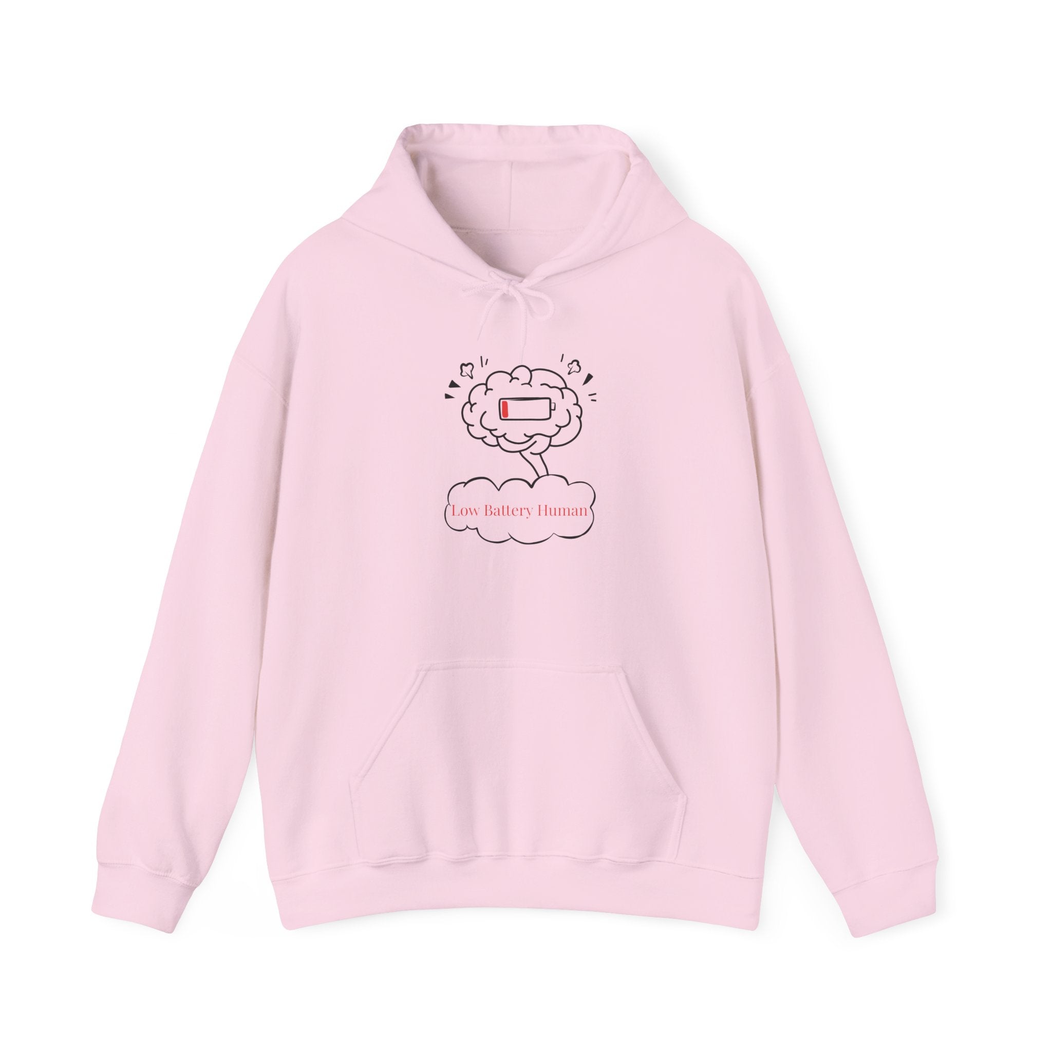 Low Battery Human Unisex Heavy Blend™ Hooded Sweatshirt