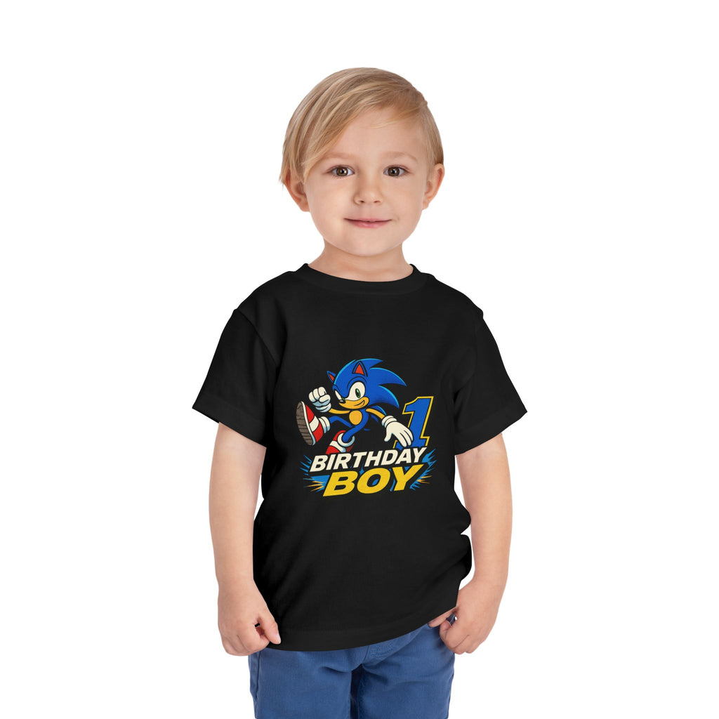 Sonic '1 Birthday Boy' Toddler Tee