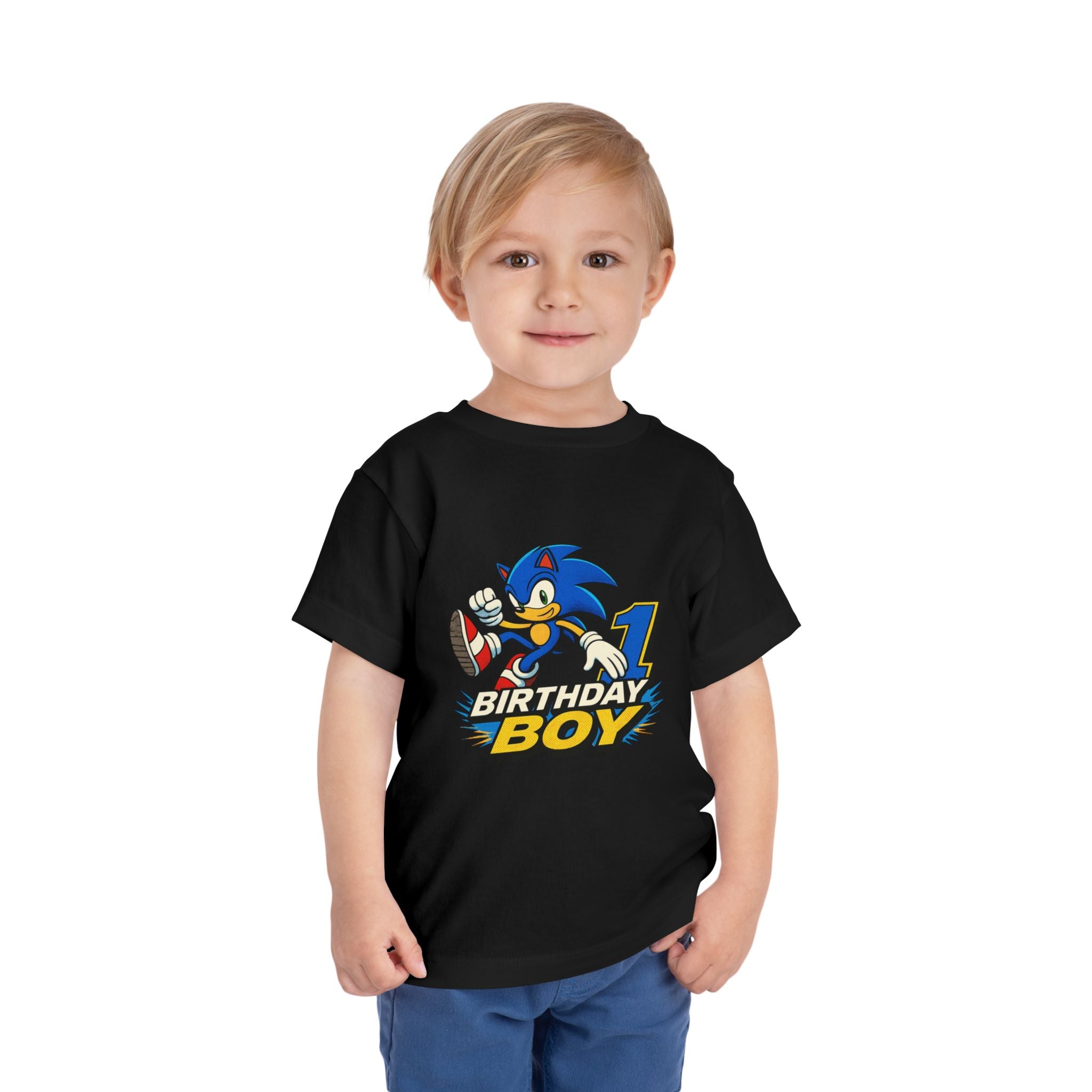 Sonic '1 Birthday Boy' Toddler Tee