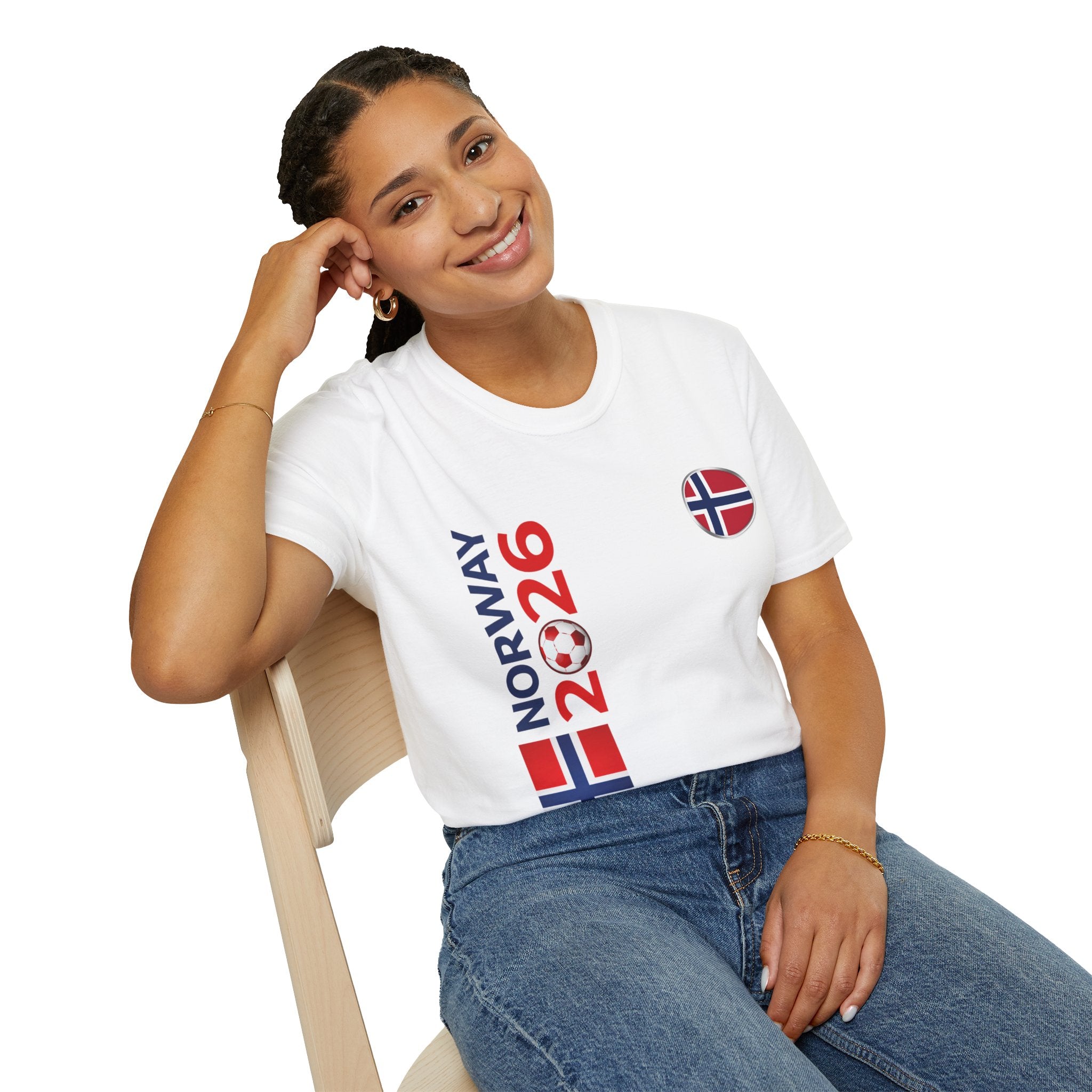 Norway 2026 Soccer Flag T-Shirt