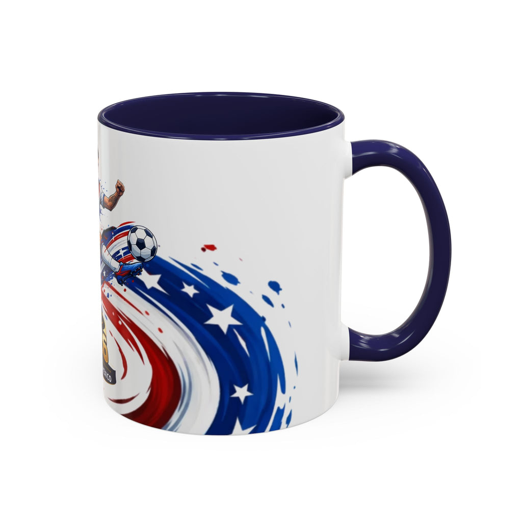 2026 CONCACAF Soccer Champion Accent Mug — USA Canada Mexico  Cup Qualifier Design