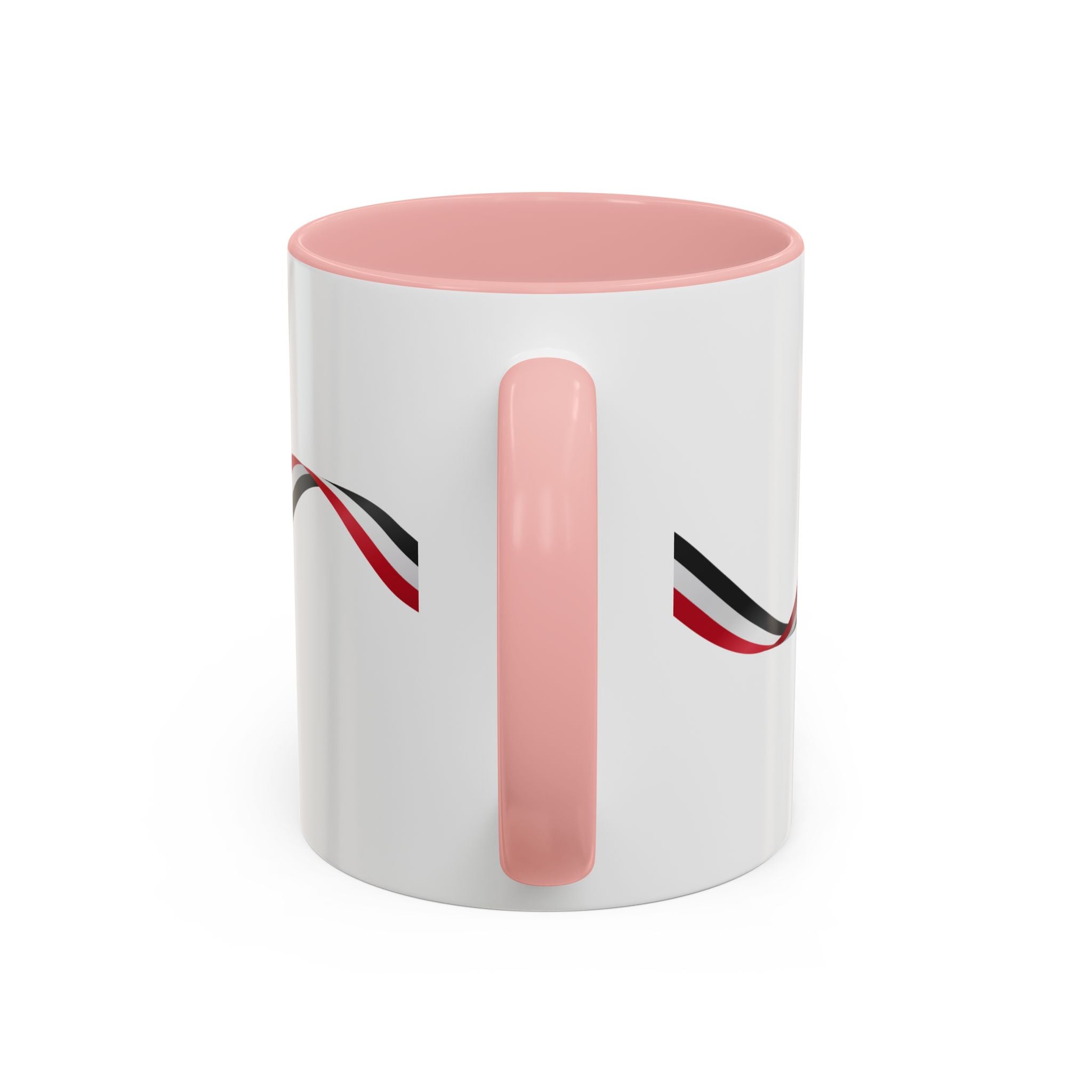 Iraq Lion Head Accent Coffee Mug with Arabic Script and Flag Ribbon – Patriotic Iraq Gift (11/15oz)