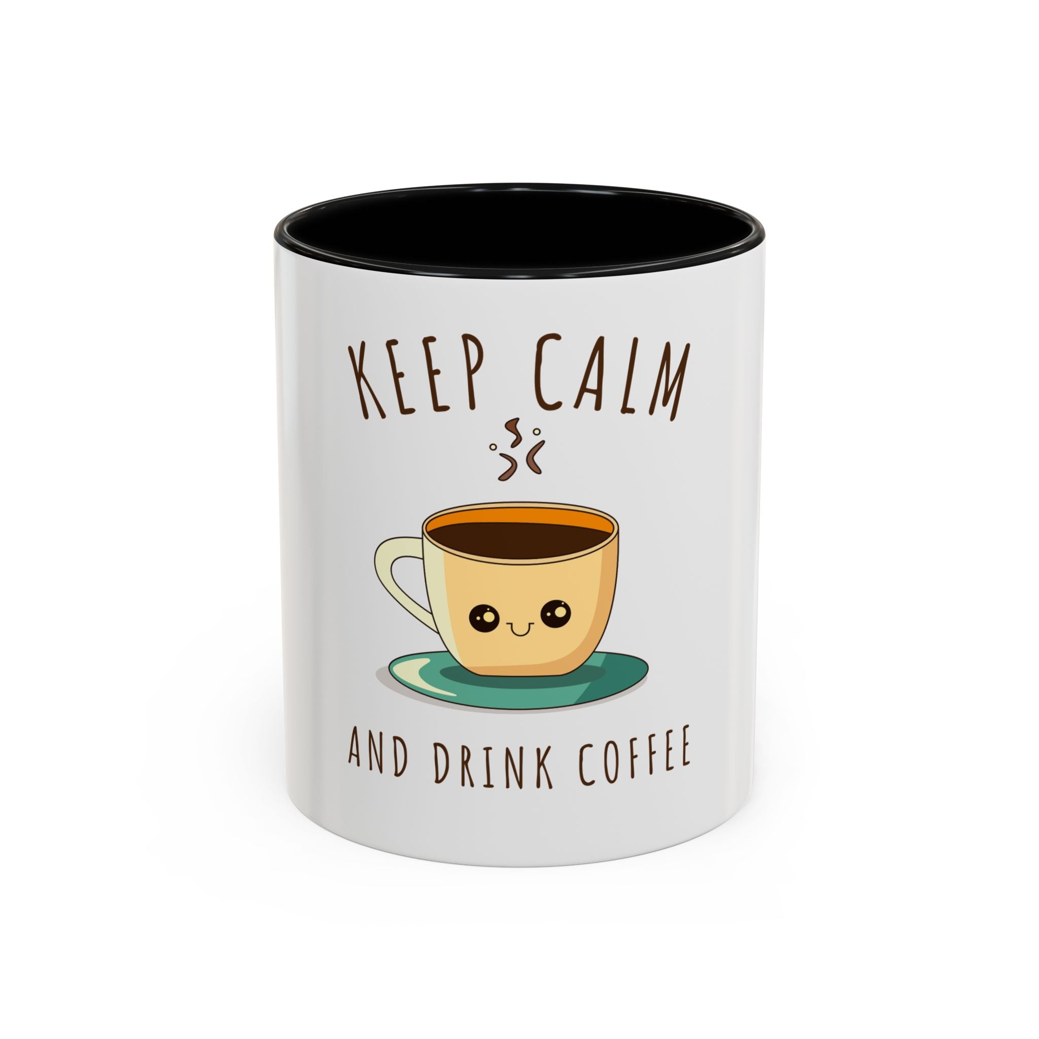 Keep calm & drink coffee Accent Coffee Mug (11, 15oz)