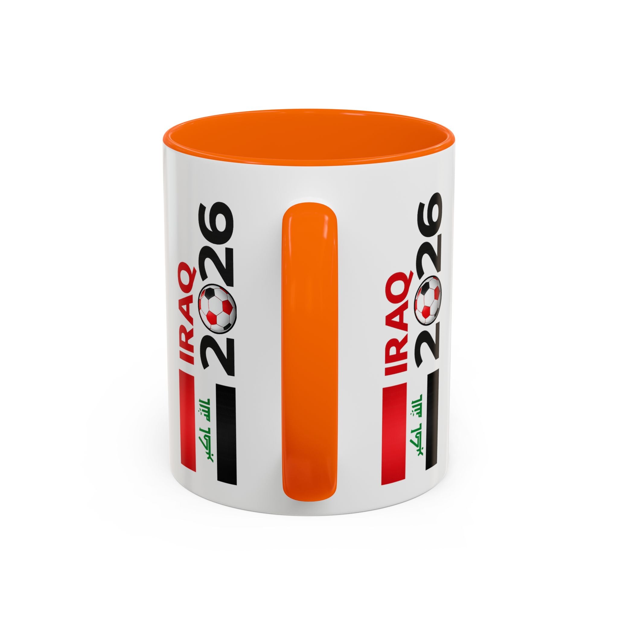 Iraq 2026 Accent Coffee Mug — Arabic Pride Flag Design