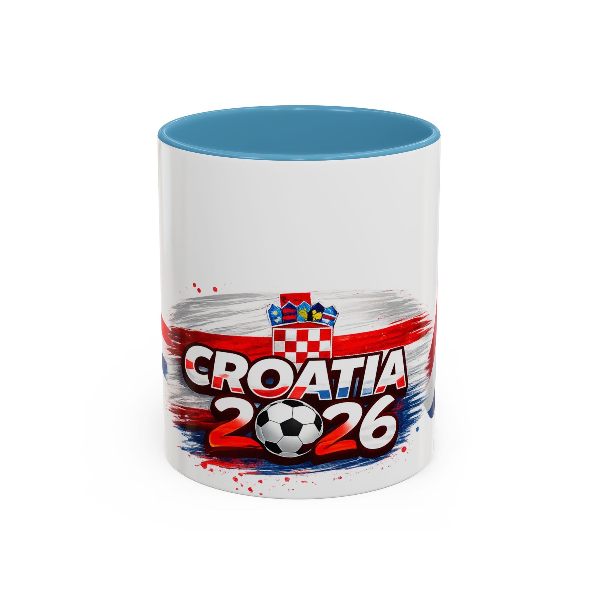 Croatia 2026 Soccer Mug – Croatia Flag Football Fan Coffee Cup (11/15oz)