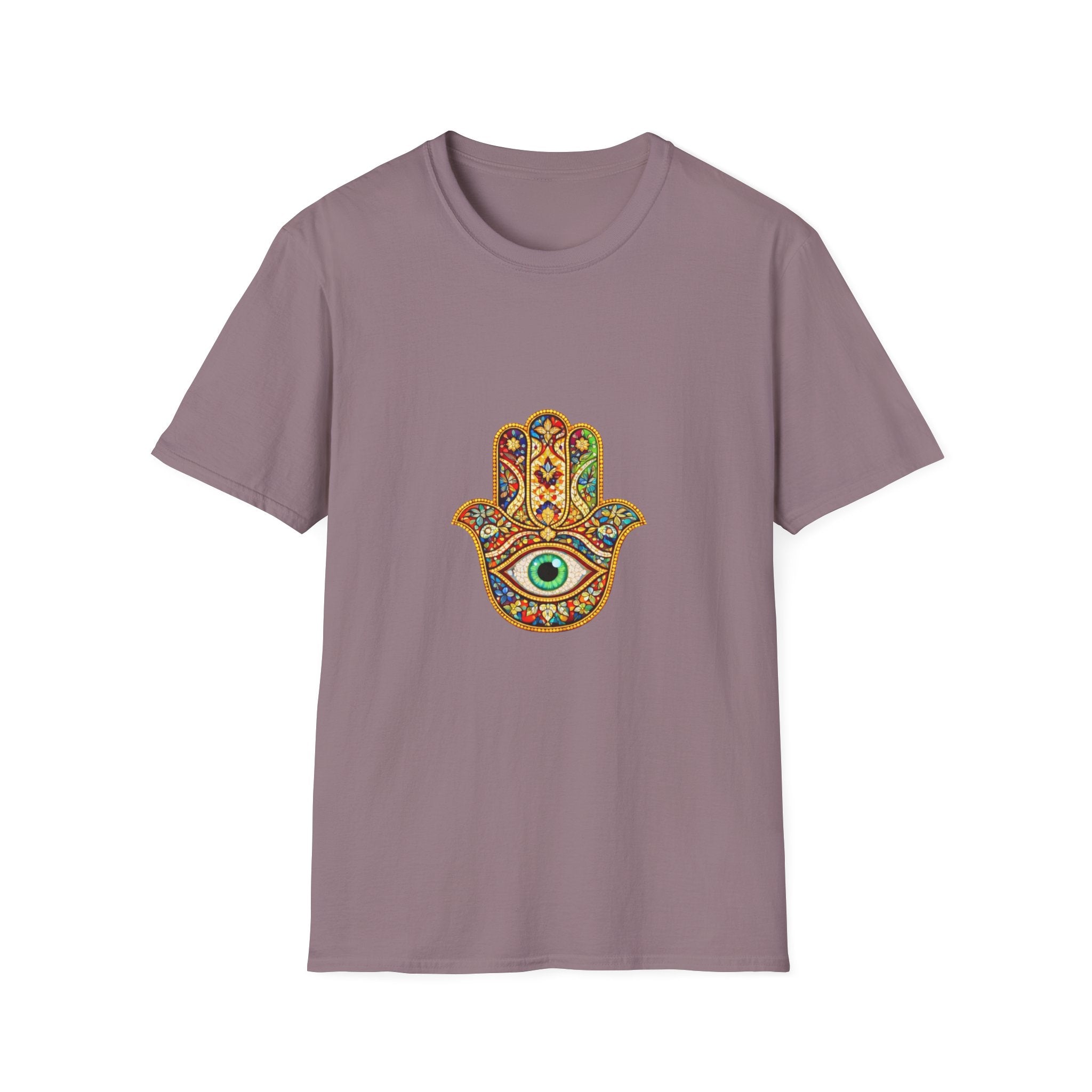 Hamsa Hand T-Shirt – Colorful Protective Eye Boho Tee
