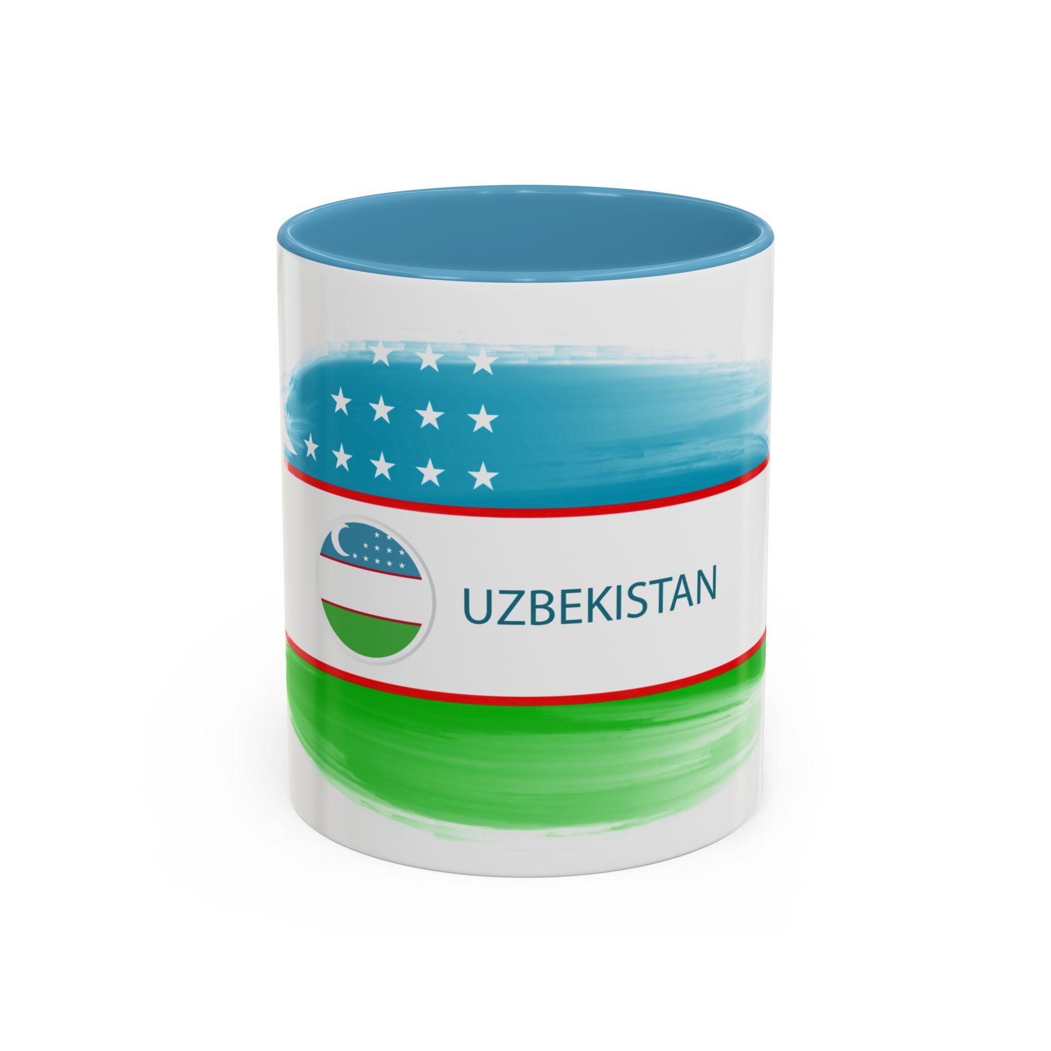 Uzbekistan Accent Coffee Mug (11, 15oz)