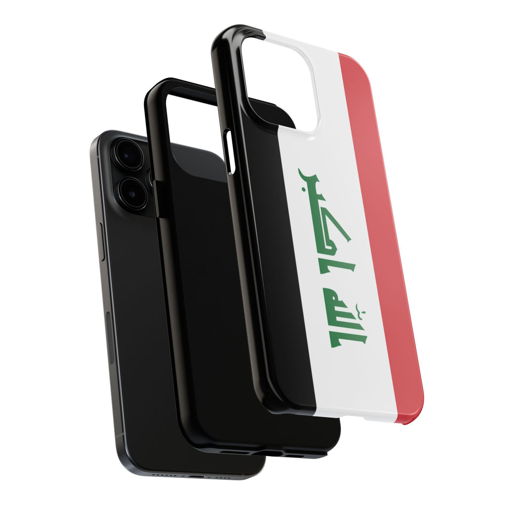 Iraq Flag Tough Phone Case — Durable Patriotic iPhone/Android Cover