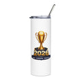 2026 Soccer Trophy Stainless Steel Tumbler —  France 2026 Cup Travel Cup