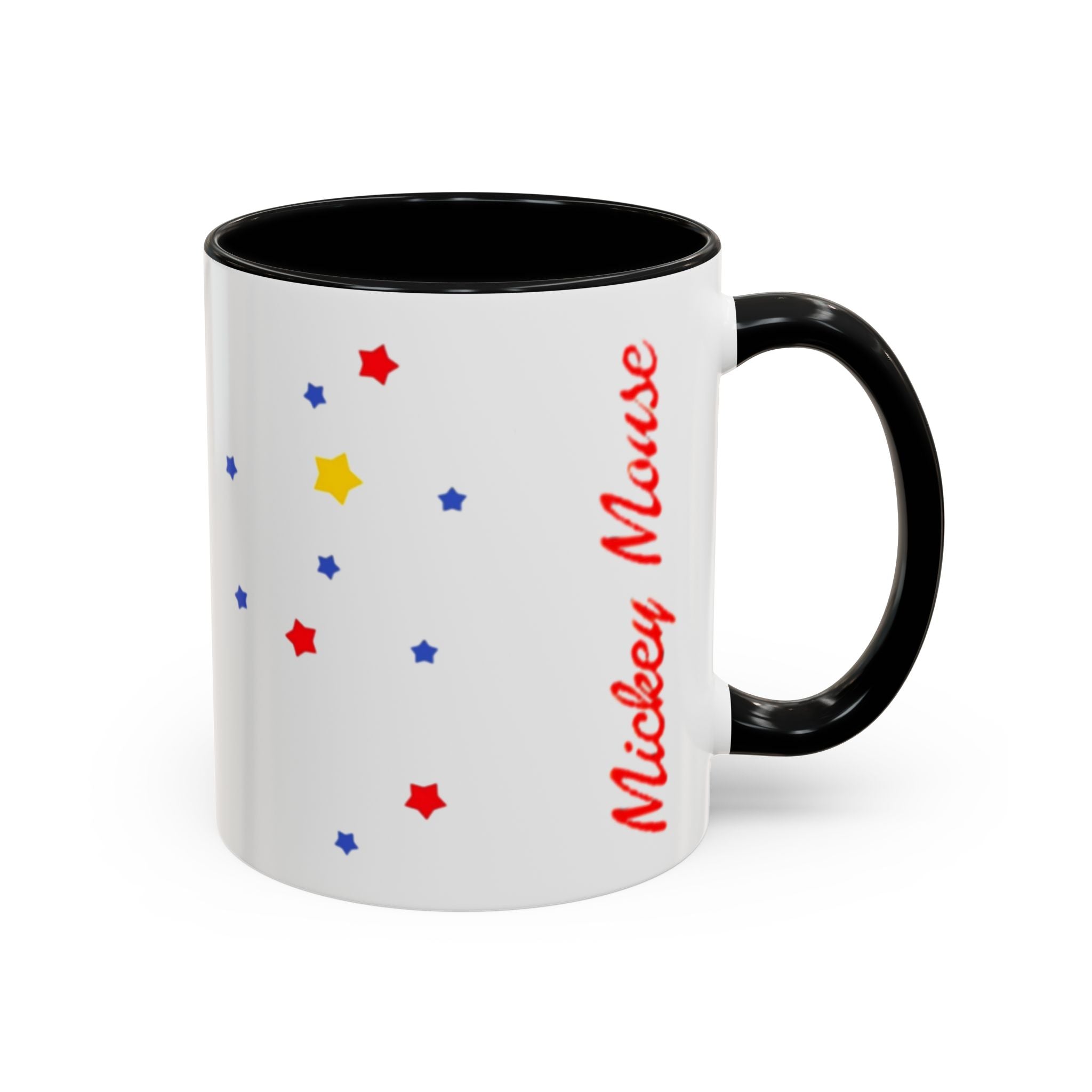Mickey Mouse Accent Coffee Mug – Stars Pattern (11 oz)