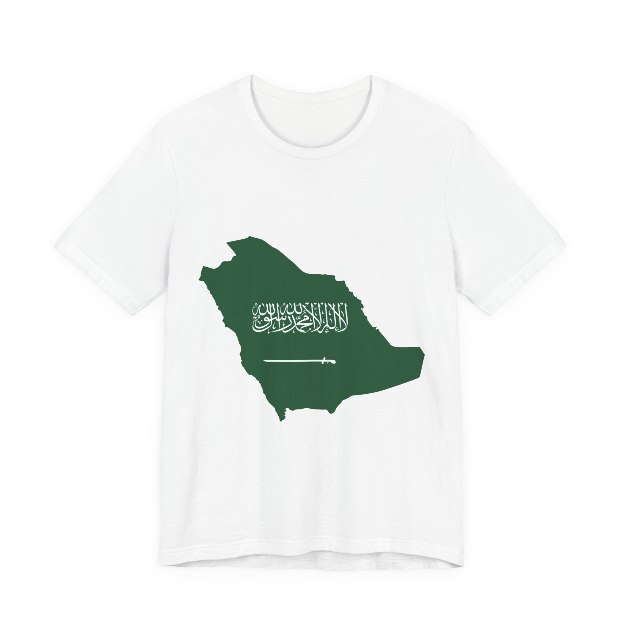 Saudi Arabia Map Tee — Saudi Arabia 2026 Soccer Fan T‑Shirt